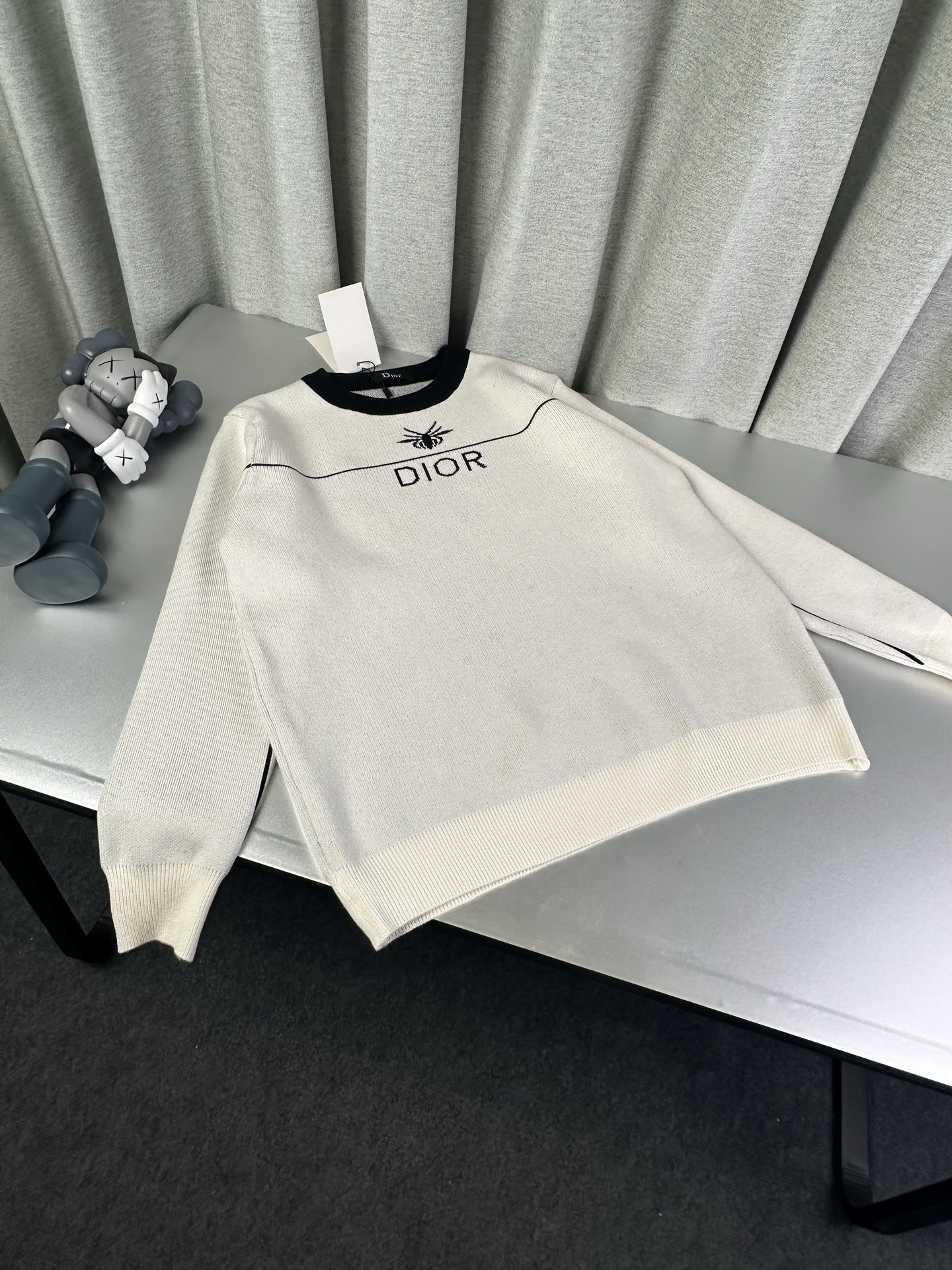 Dior Bee Embroidered Couple Sweater