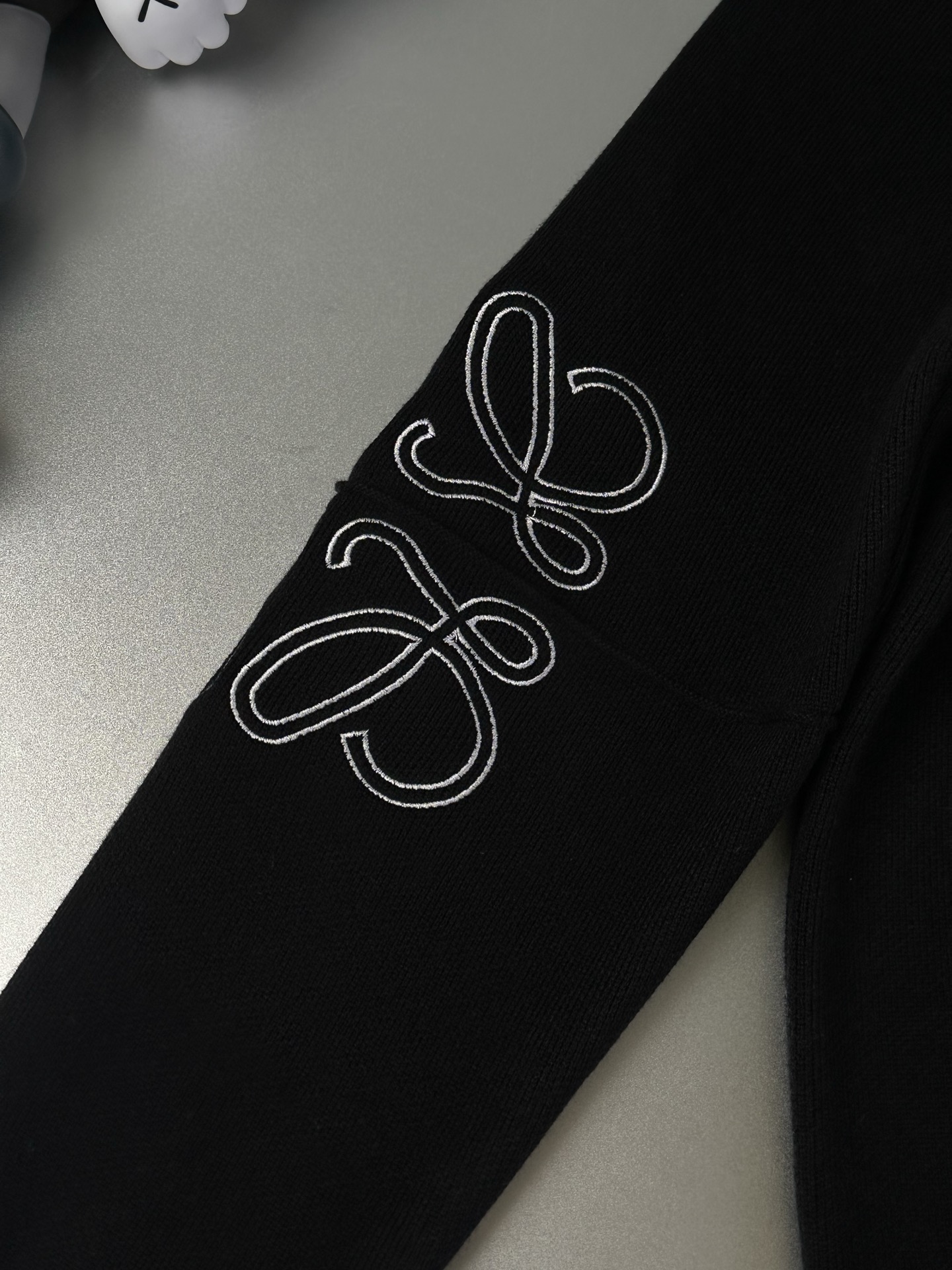 Loewe Couple Sweater with Embroidered Pocket