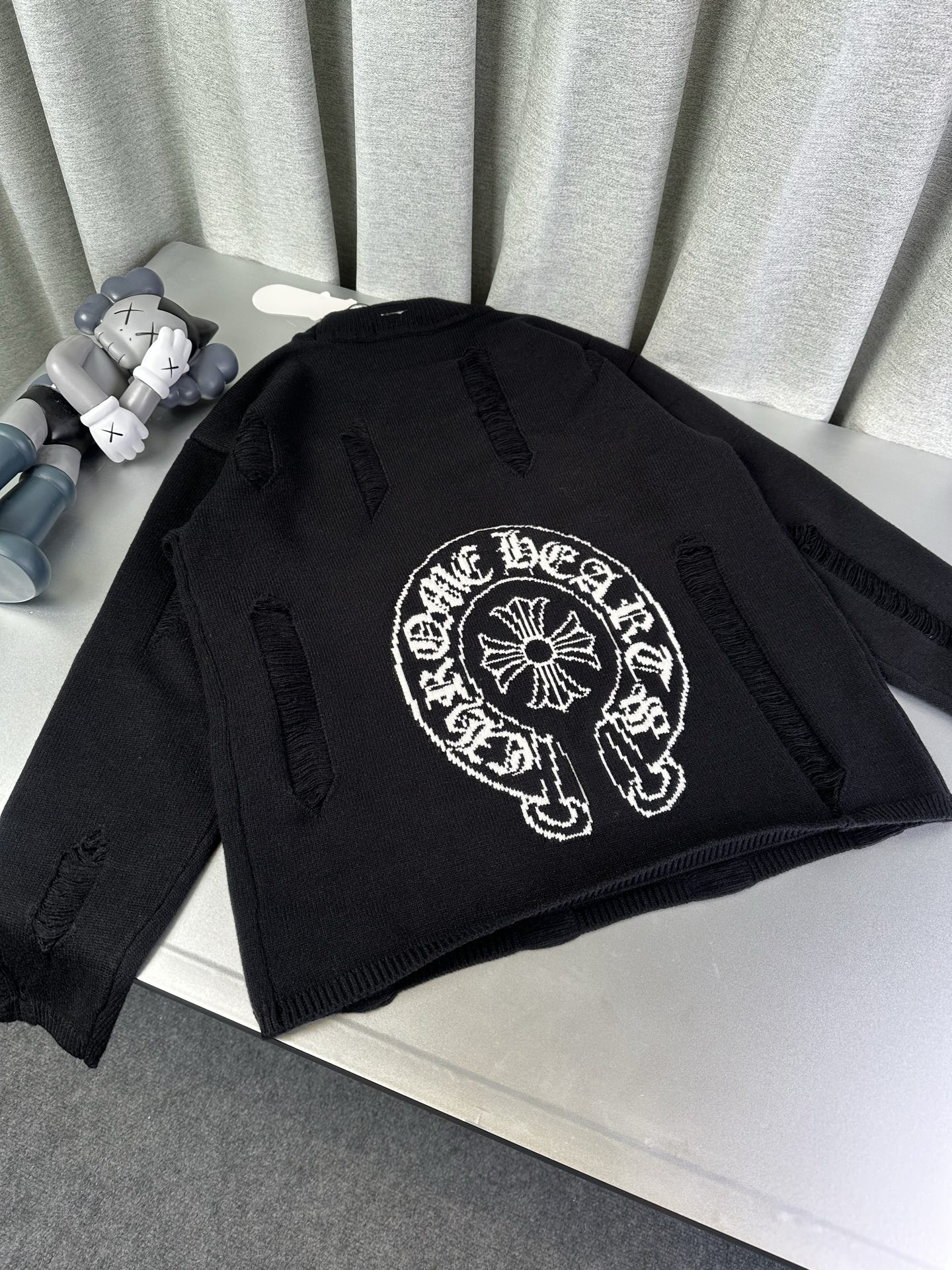 Chrome Hearts Distressed Couple Sweaters