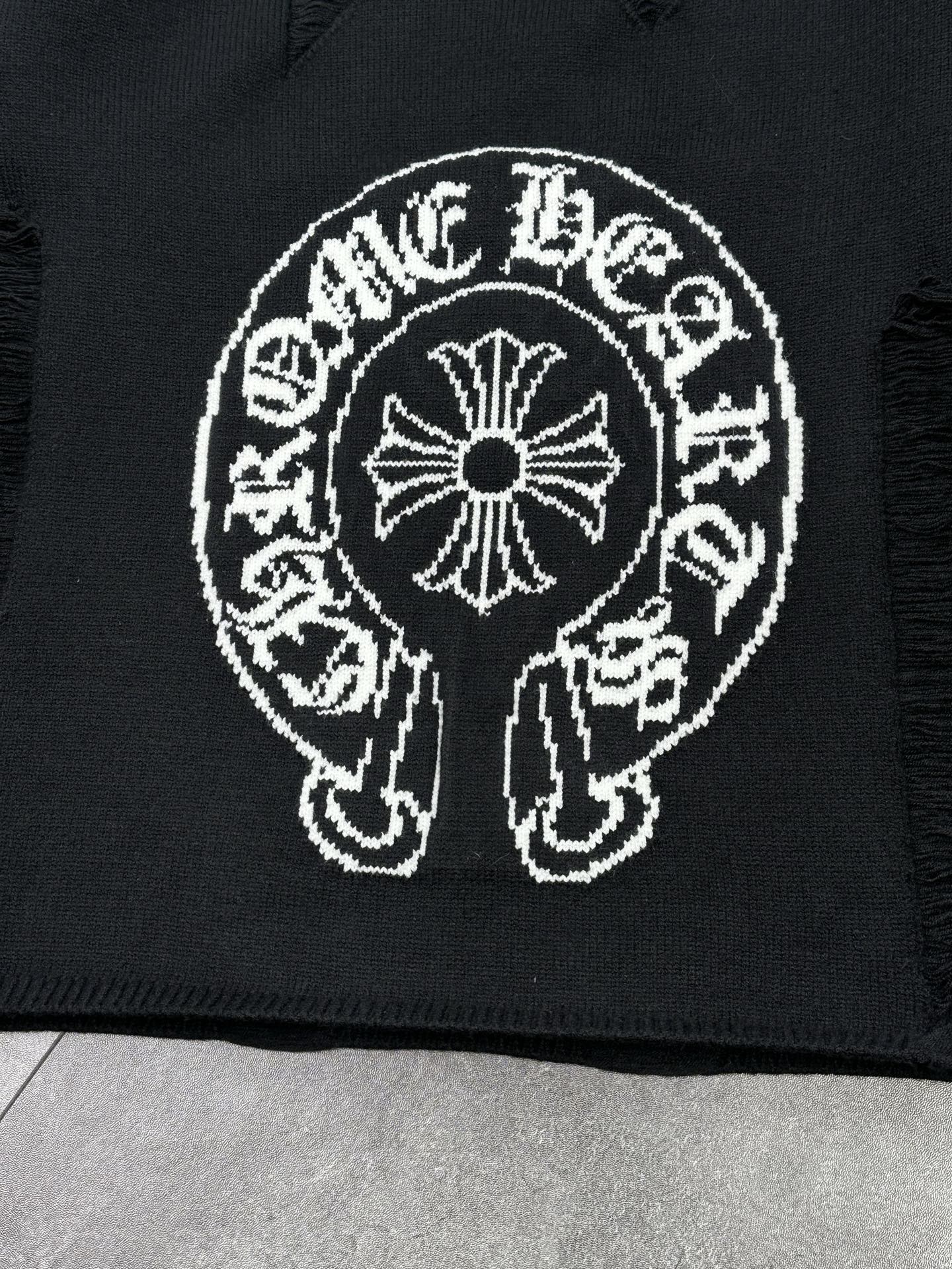 Chrome Hearts Distressed Couple Sweaters