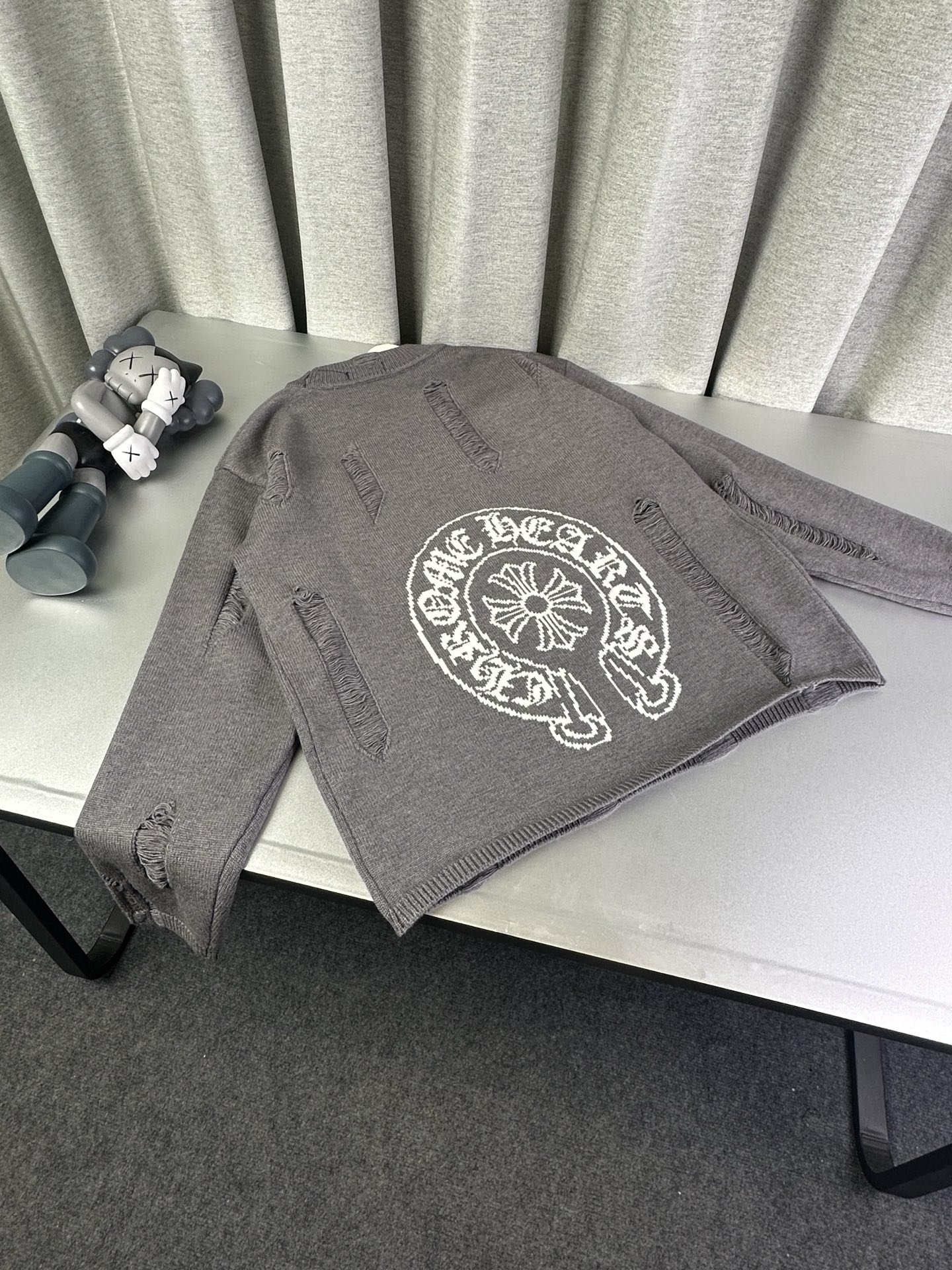 Chrome Hearts Distressed Couple Sweaters