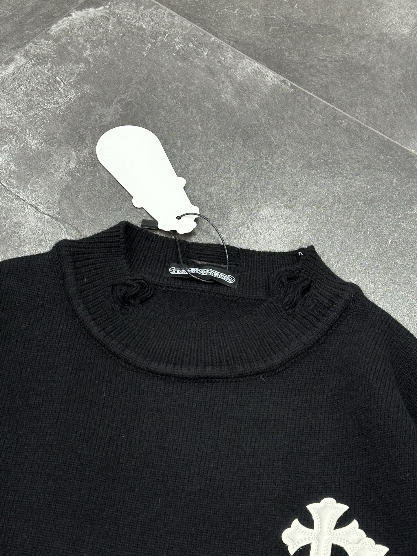 Chrome Hearts Distressed Couple Sweaters