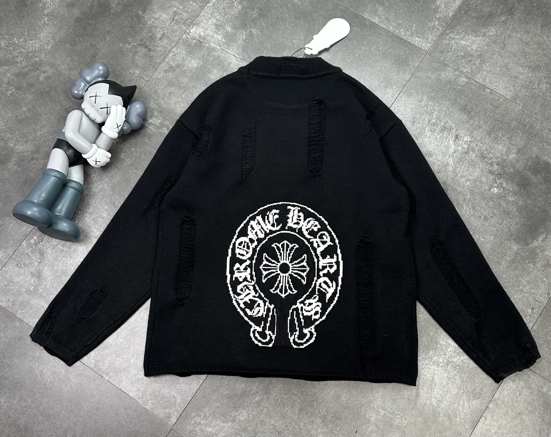 Chrome Hearts Distressed Couple Sweaters