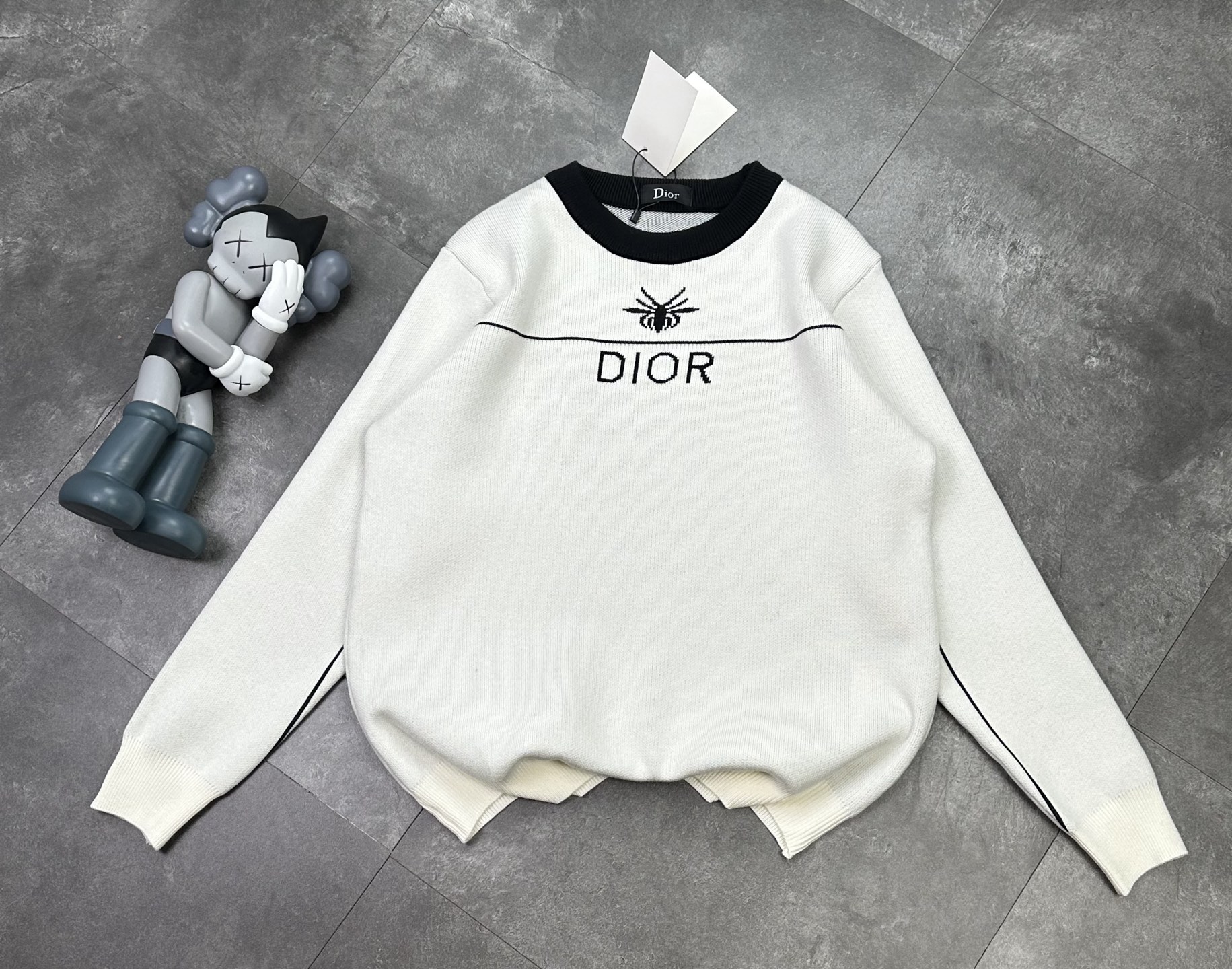 Dior Bee Embroidered Couple Sweater