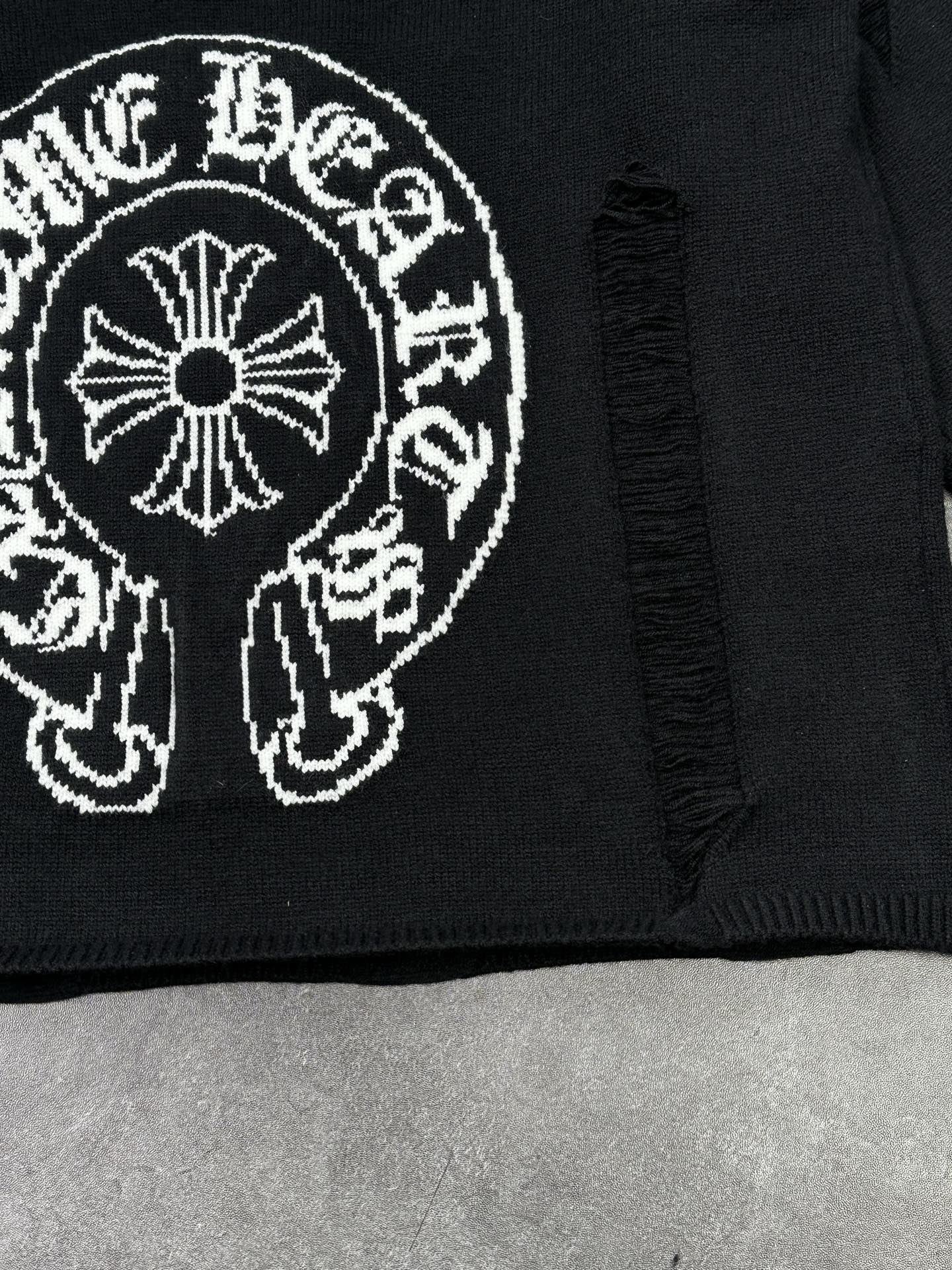 Chrome Hearts Distressed Couple Sweaters