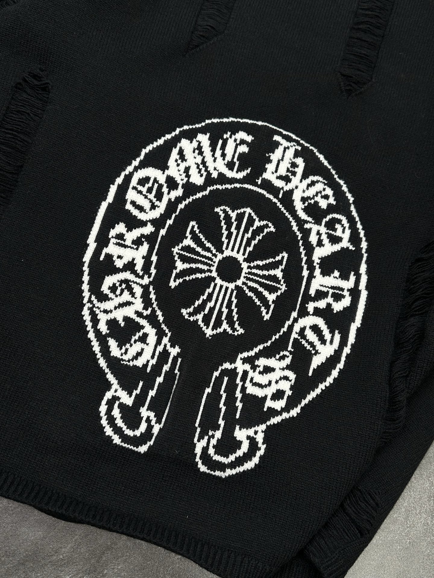 Chrome Hearts Distressed Couple Sweaters