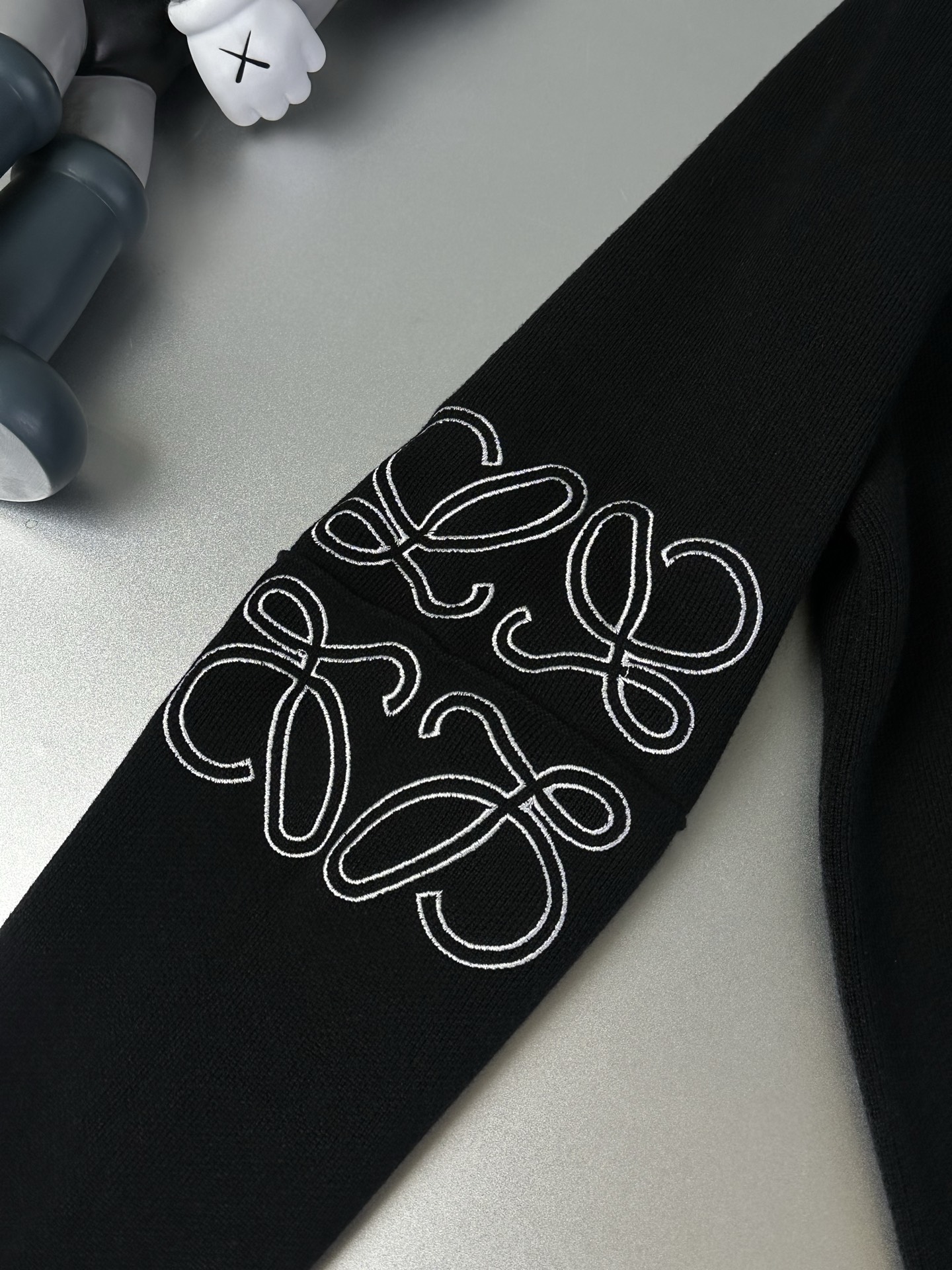 Loewe Couple Sweater with Embroidered Pocket