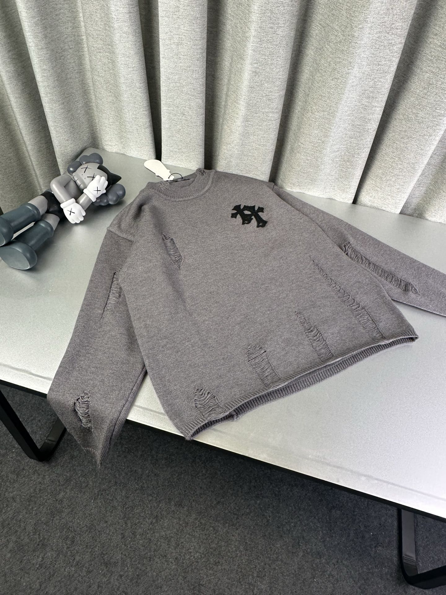 Chrome Hearts Distressed Couple Sweaters