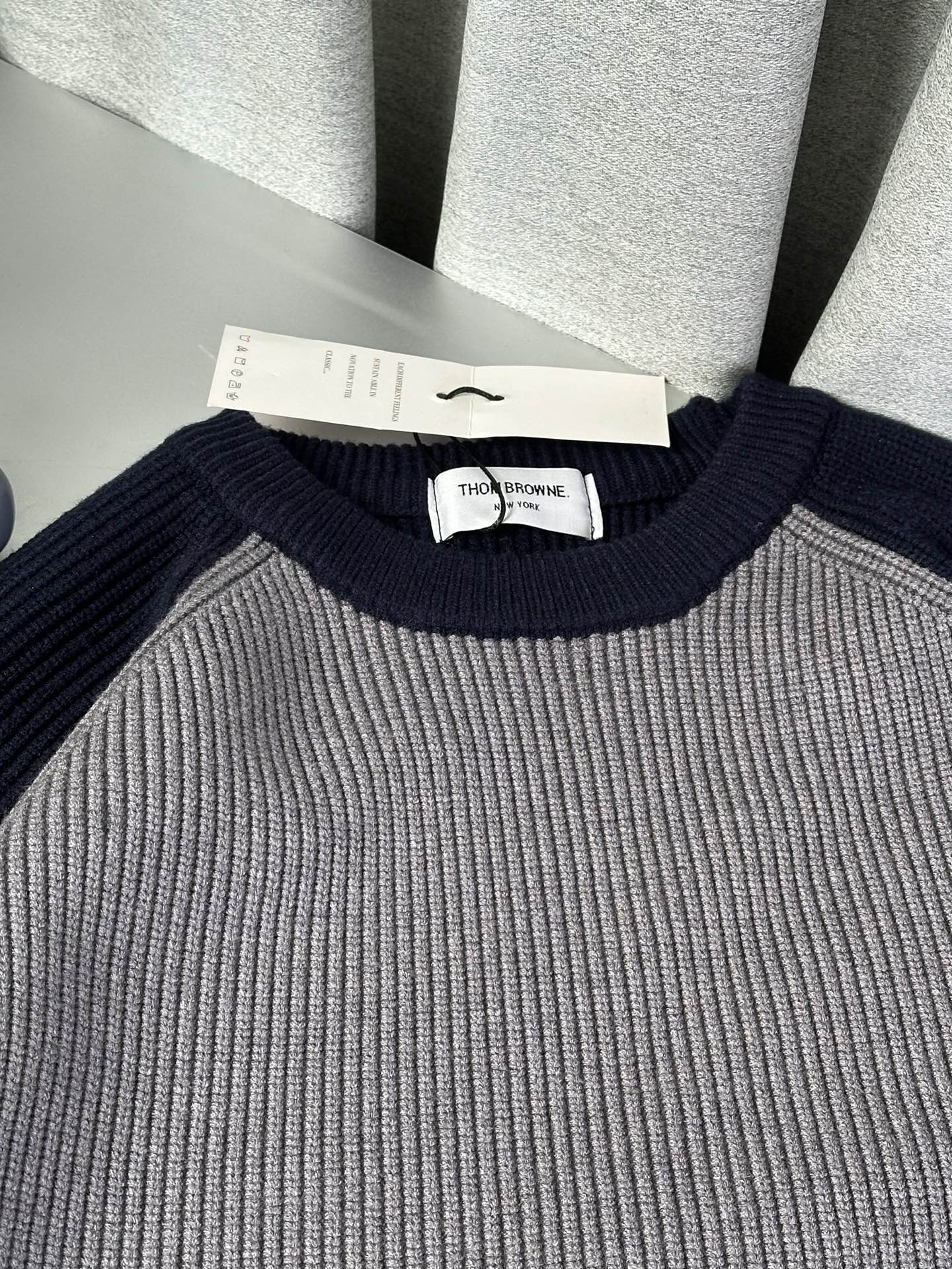 Thom Browne Two-Sided Couple Sweate