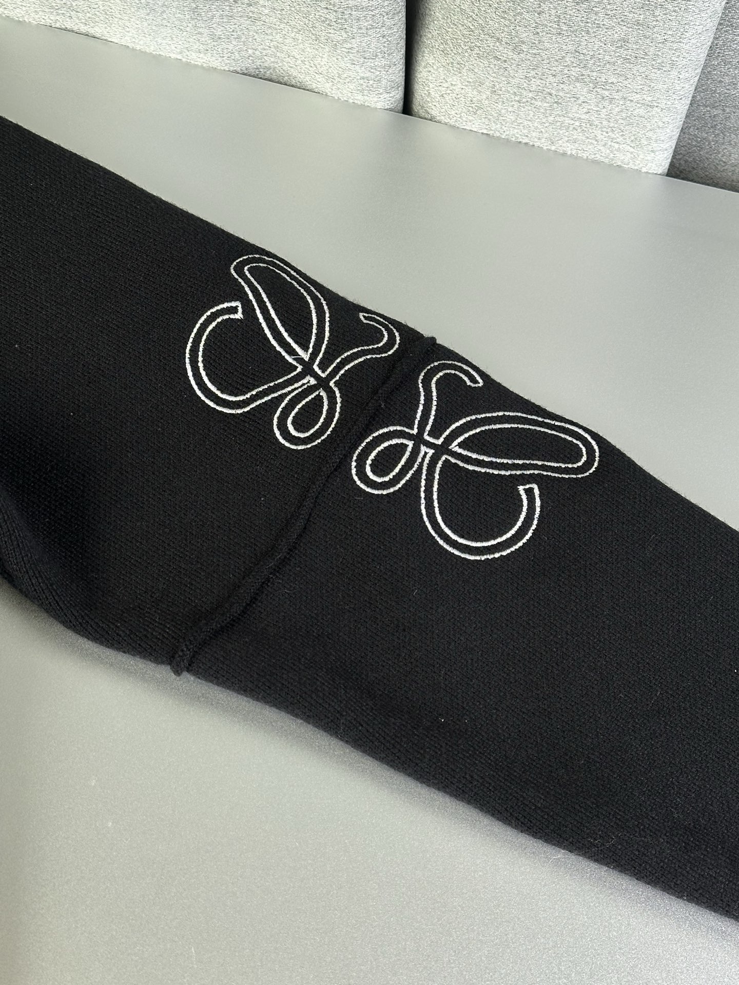 Loewe Couple Sweater with Embroidered Pocket