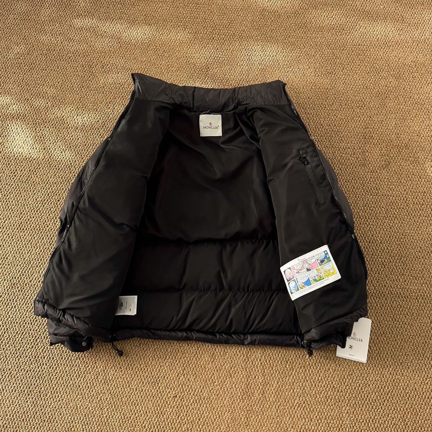 Moncler stand-collar down jacket