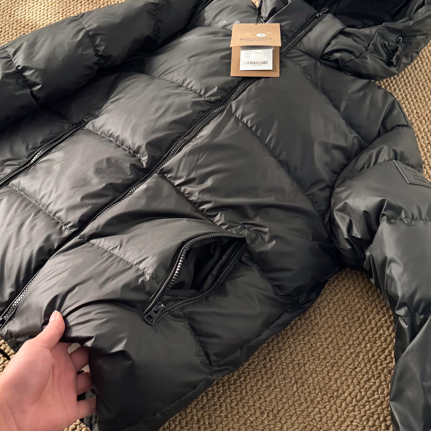 Burberry down jacket