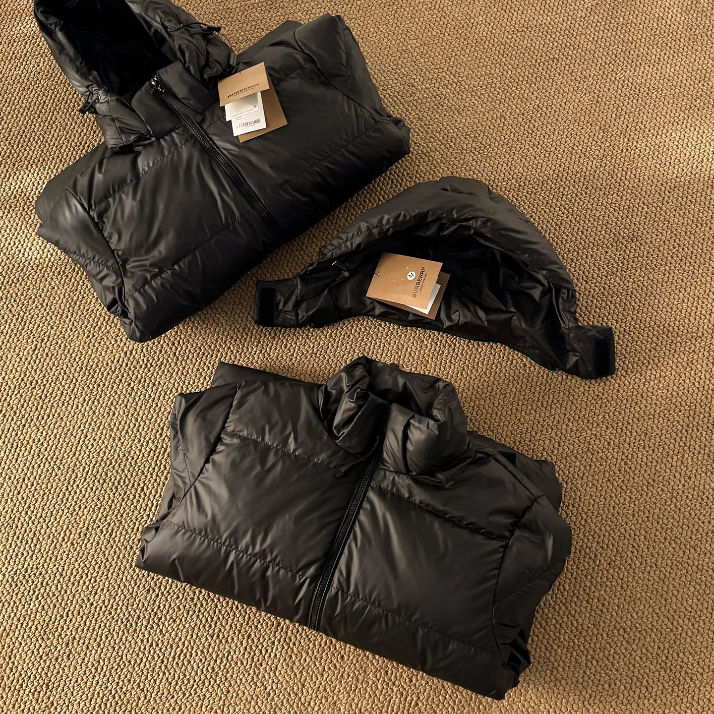 Burberry down jacket