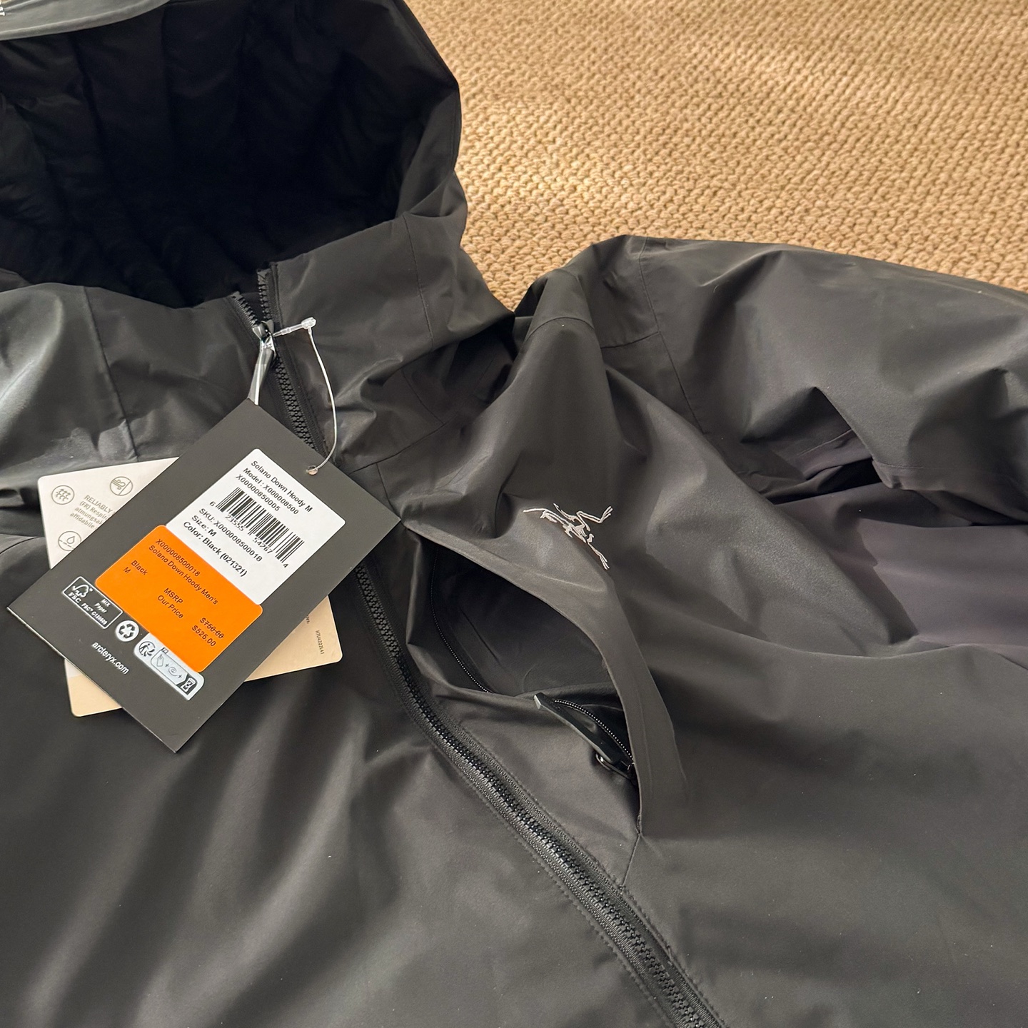 Arc'teryx down jacket
