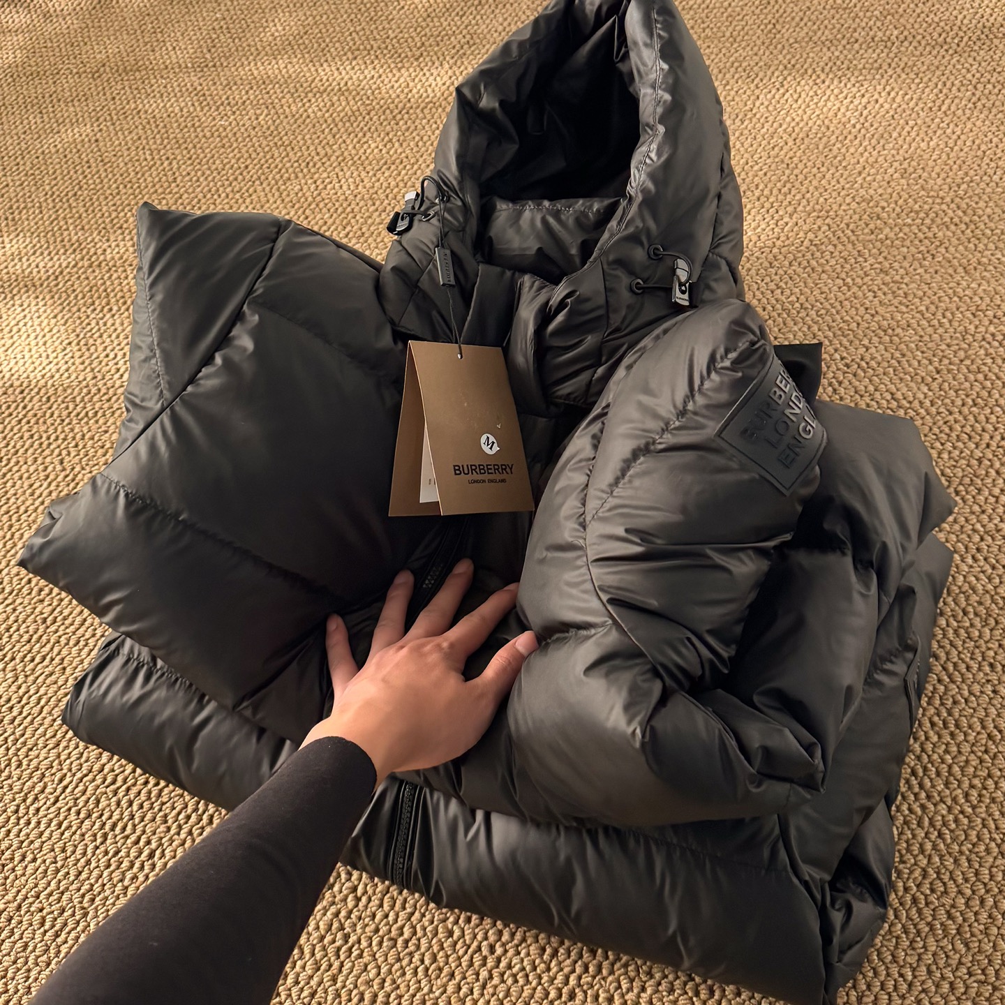 Burberry down jacket