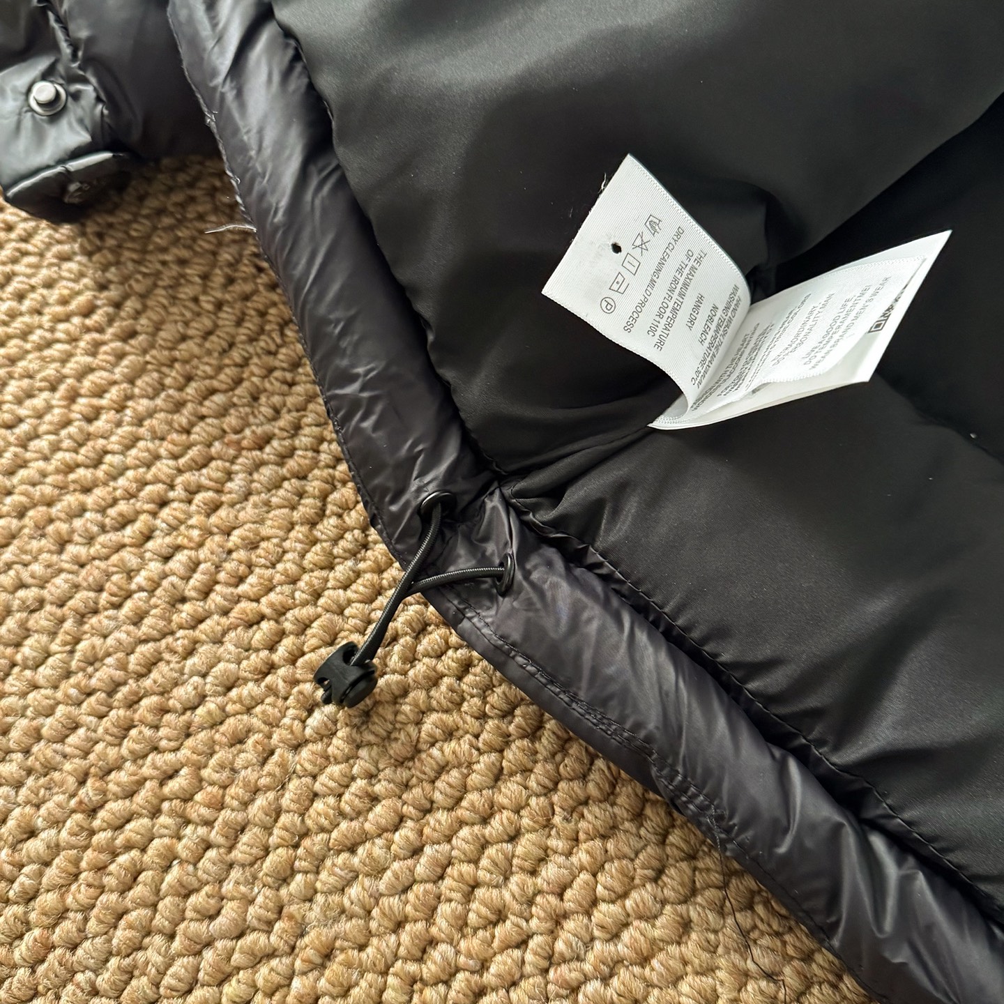 Moncler stand-collar down jacket