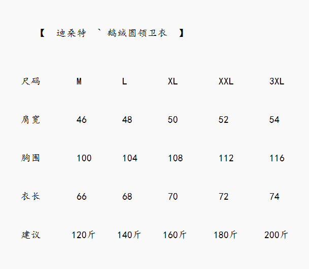 Descente goose down round-neck long-sleeved T-shirt