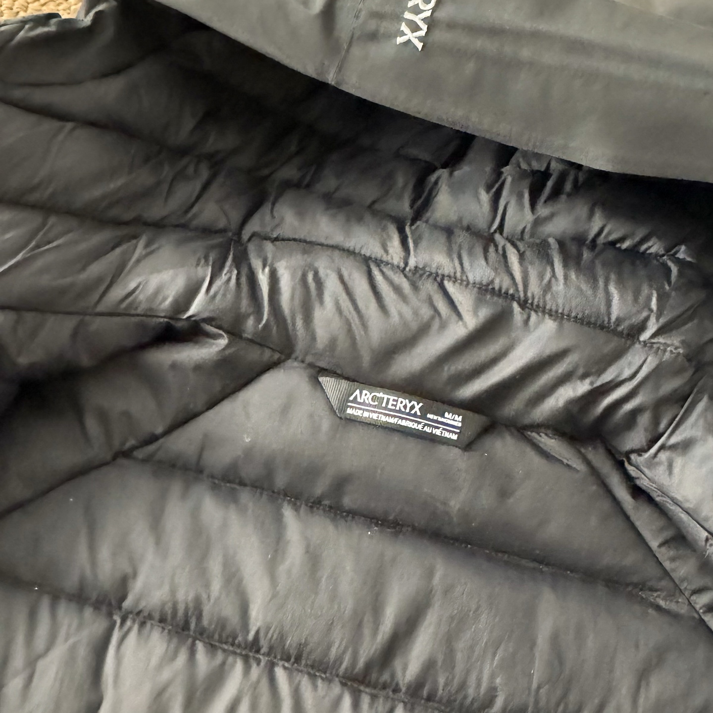Arc'teryx down jacket