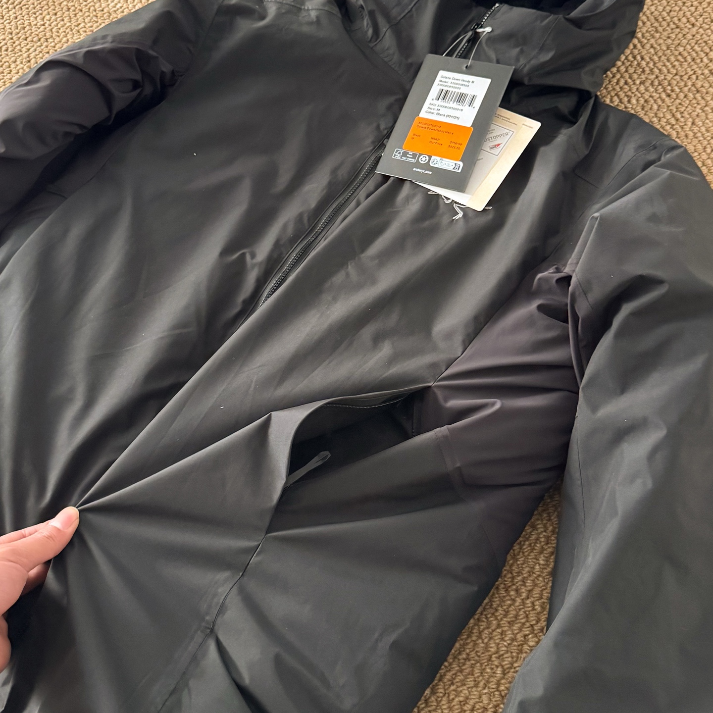 Arc'teryx down jacket
