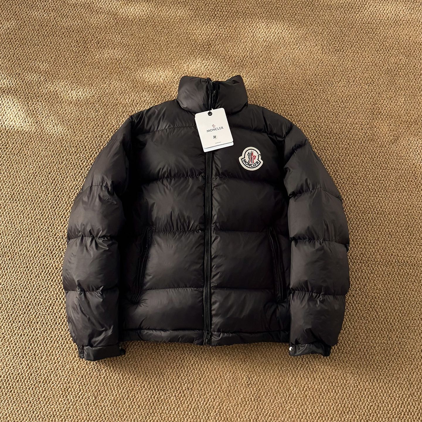Moncler stand-collar down jacket