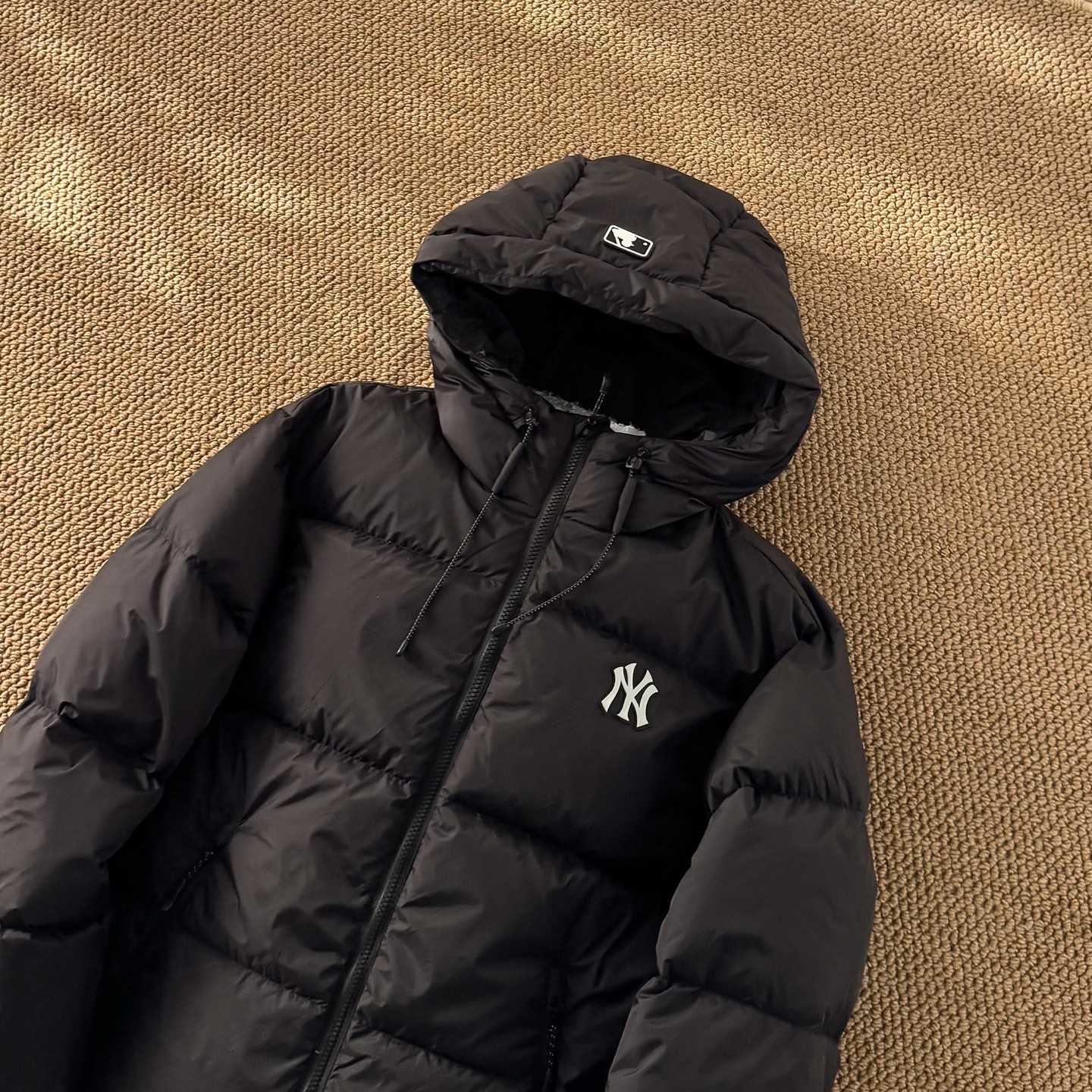 MLB fleece-lined down jacket