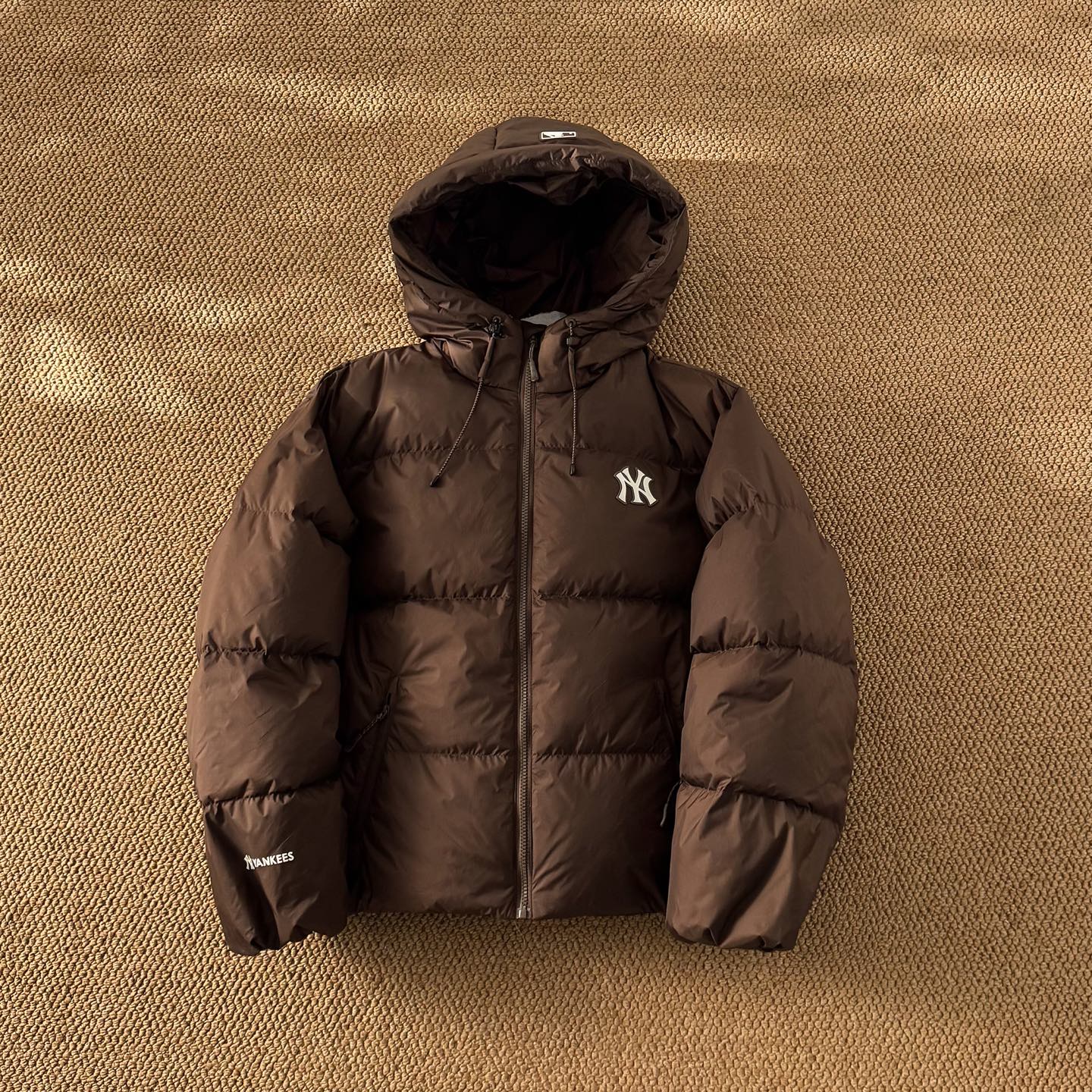 MLB fleece-lined down jacket