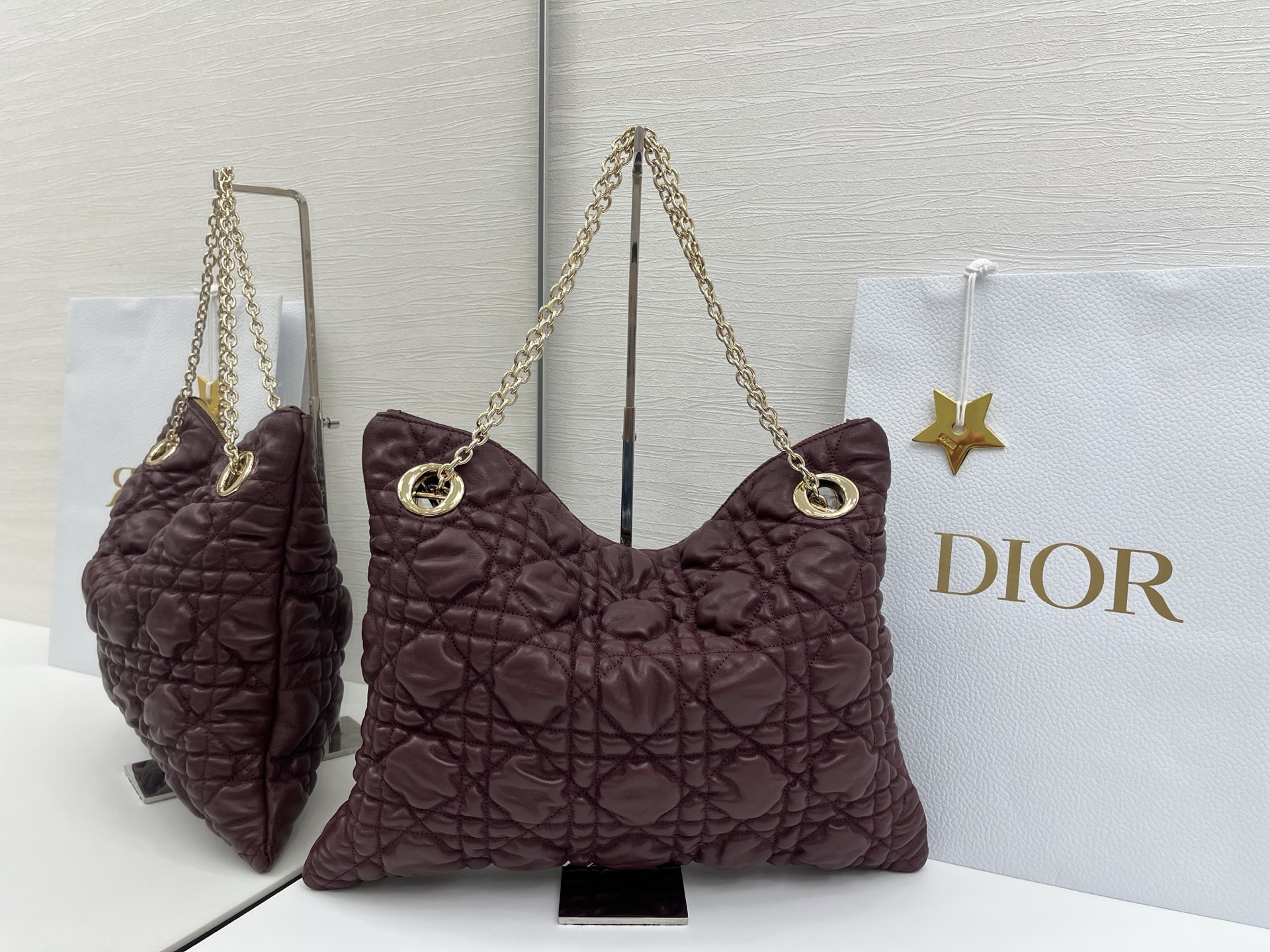 Dior Cannage-Quilted Handbag