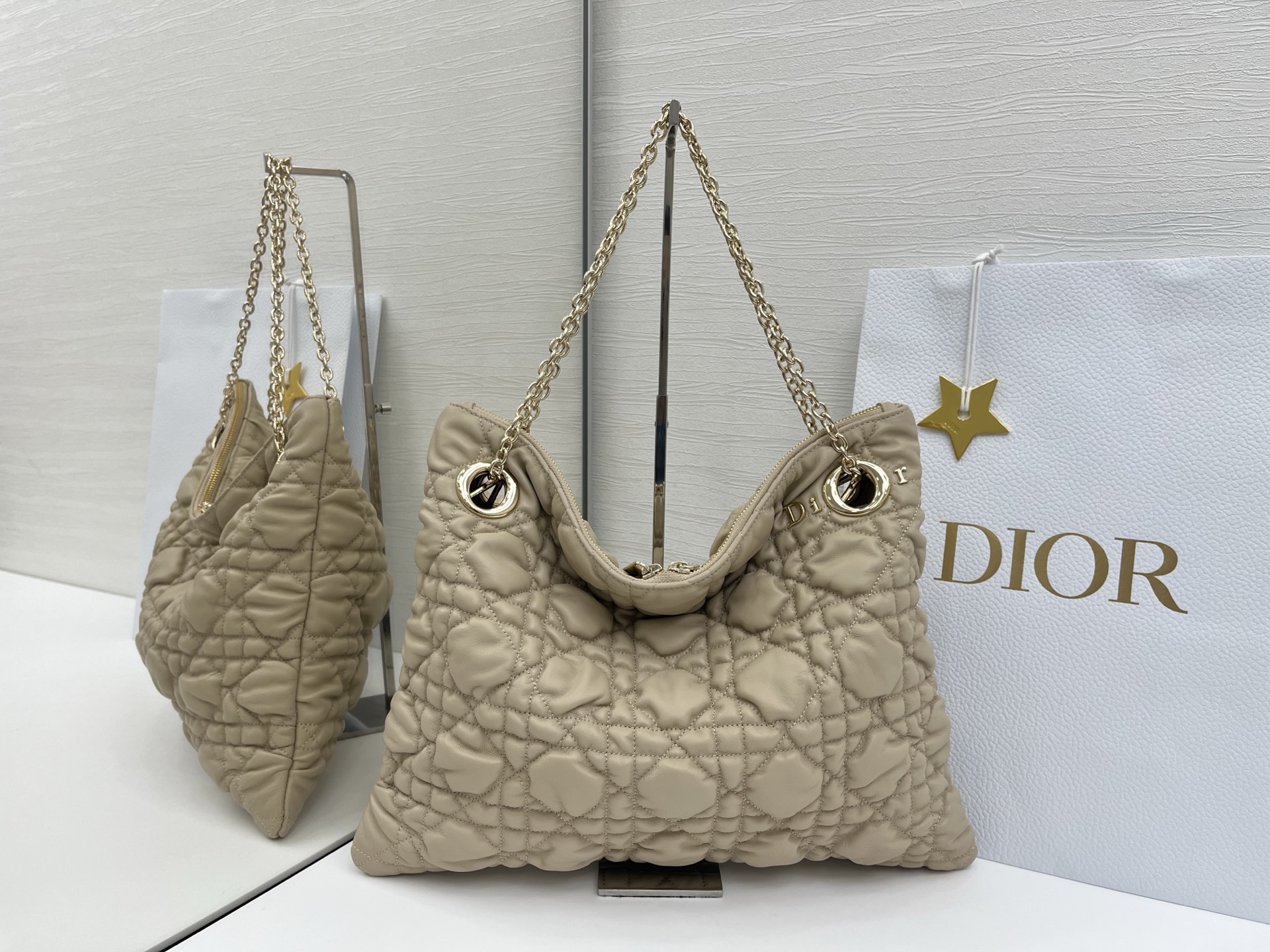 Dior Cannage-Quilted Handbag