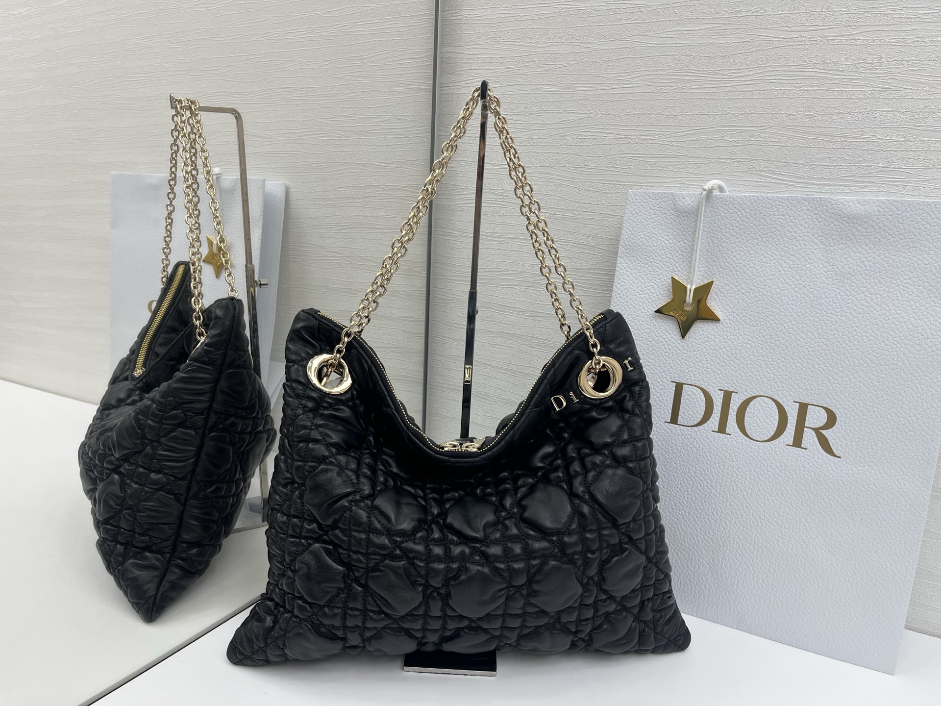 Dior Cannage-Quilted Handbag