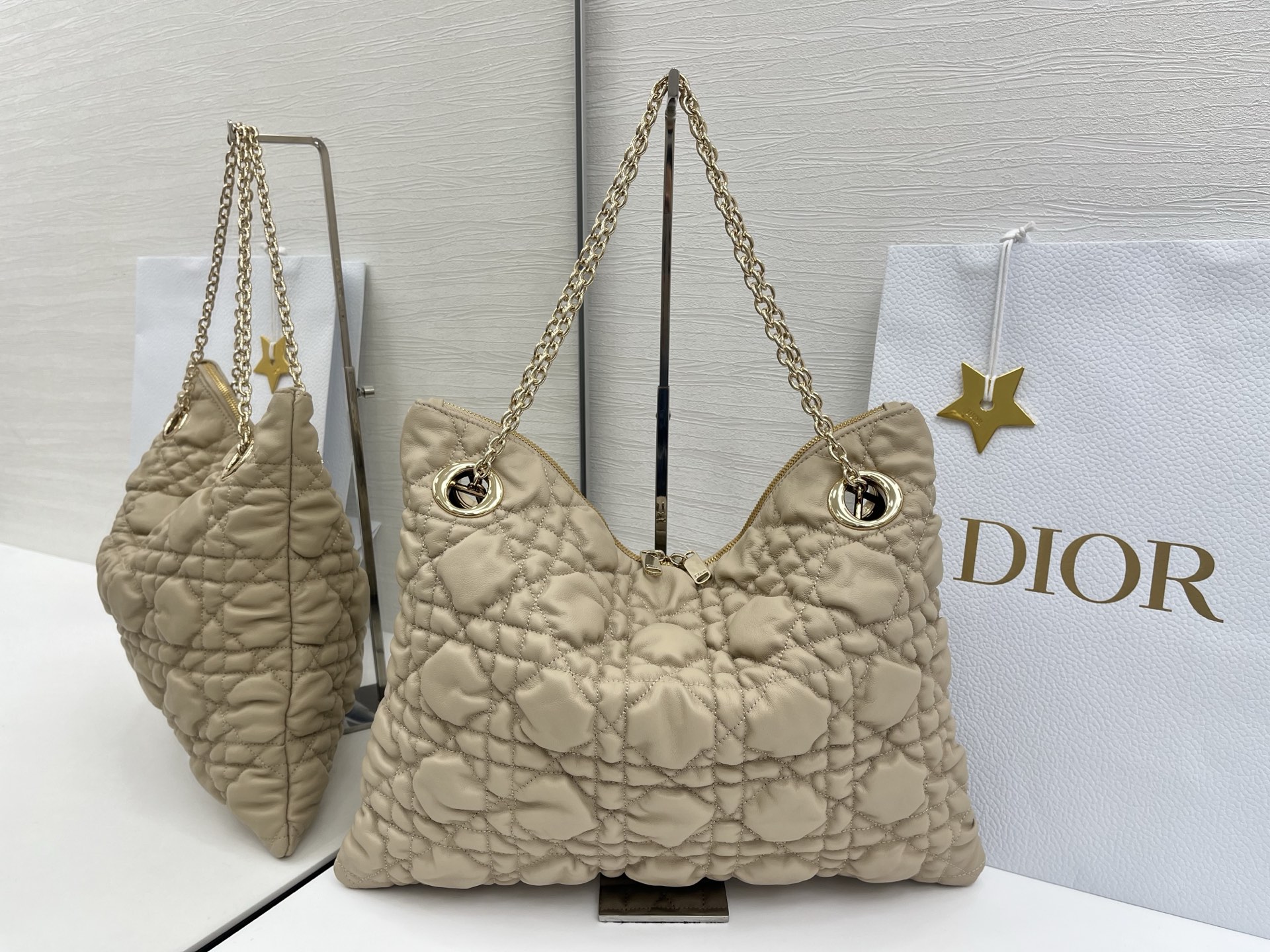 Dior Cannage-Quilted Handbag