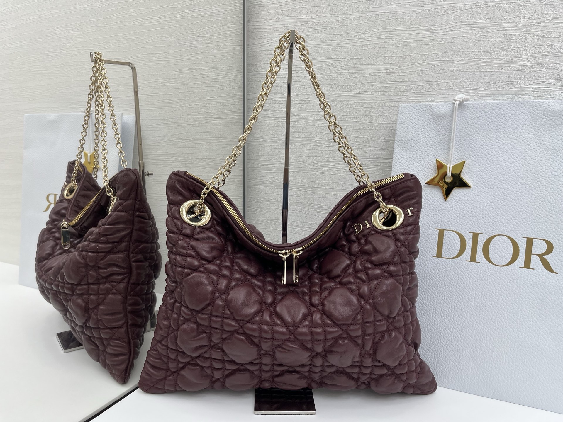 Dior Cannage-Quilted Handbag