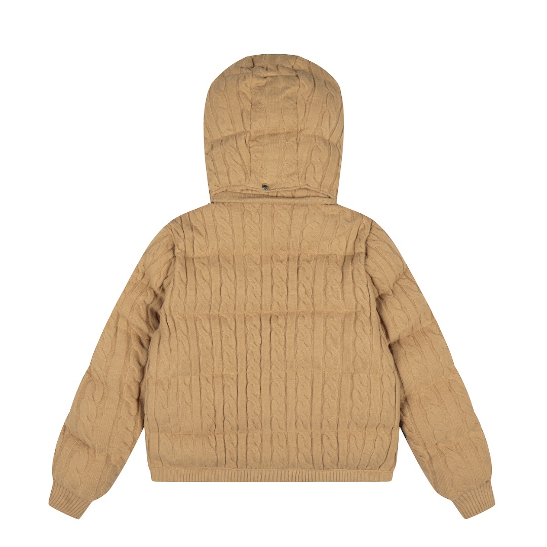 Ralph Lauren knitted hooded cotton jacket