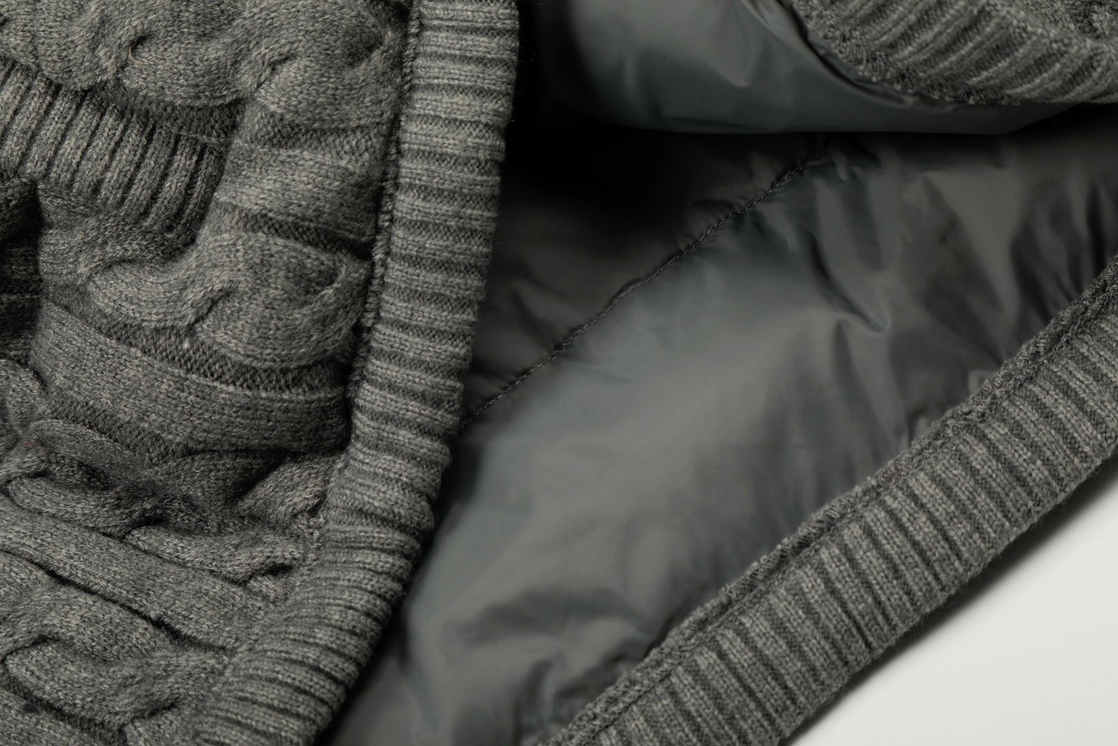 Ralph Lauren knitted hooded cotton jacket