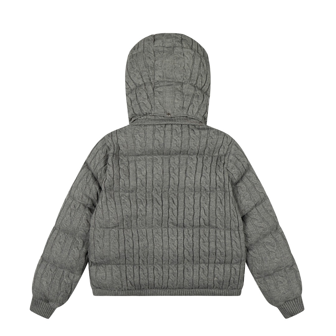 Ralph Lauren knitted hooded cotton jacket