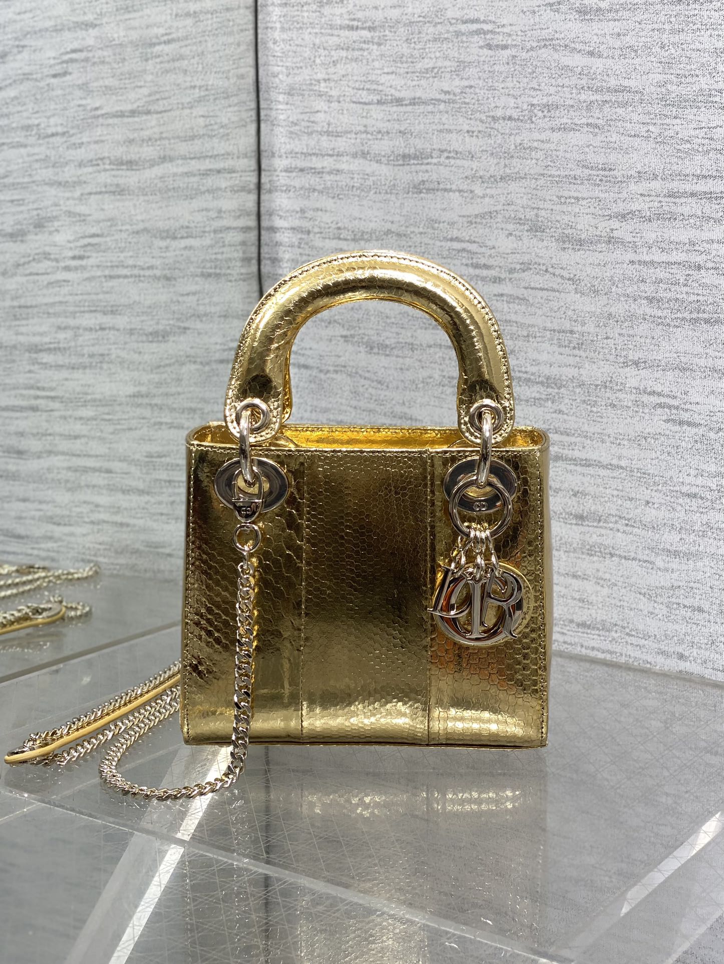 Lady Dior bag in exotic snakeskin