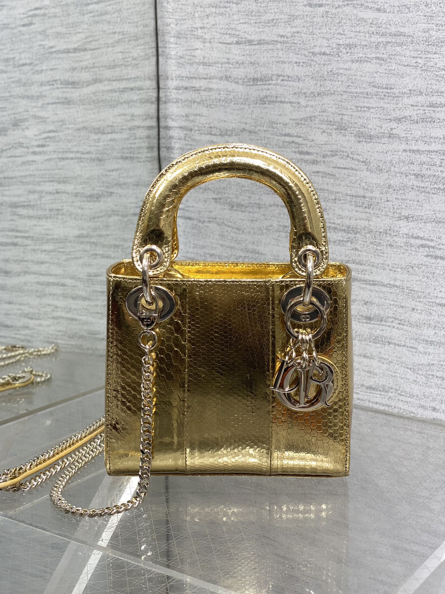 Lady Dior bag in exotic snakeskin