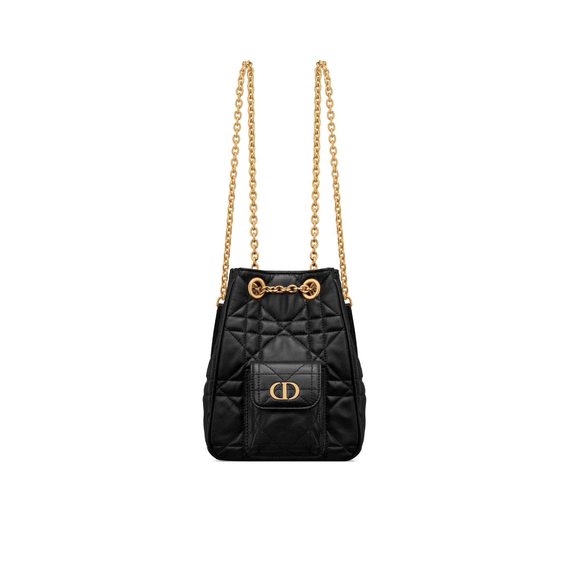 Replica Small Dior Caro Multicarry Backpack with Chain
