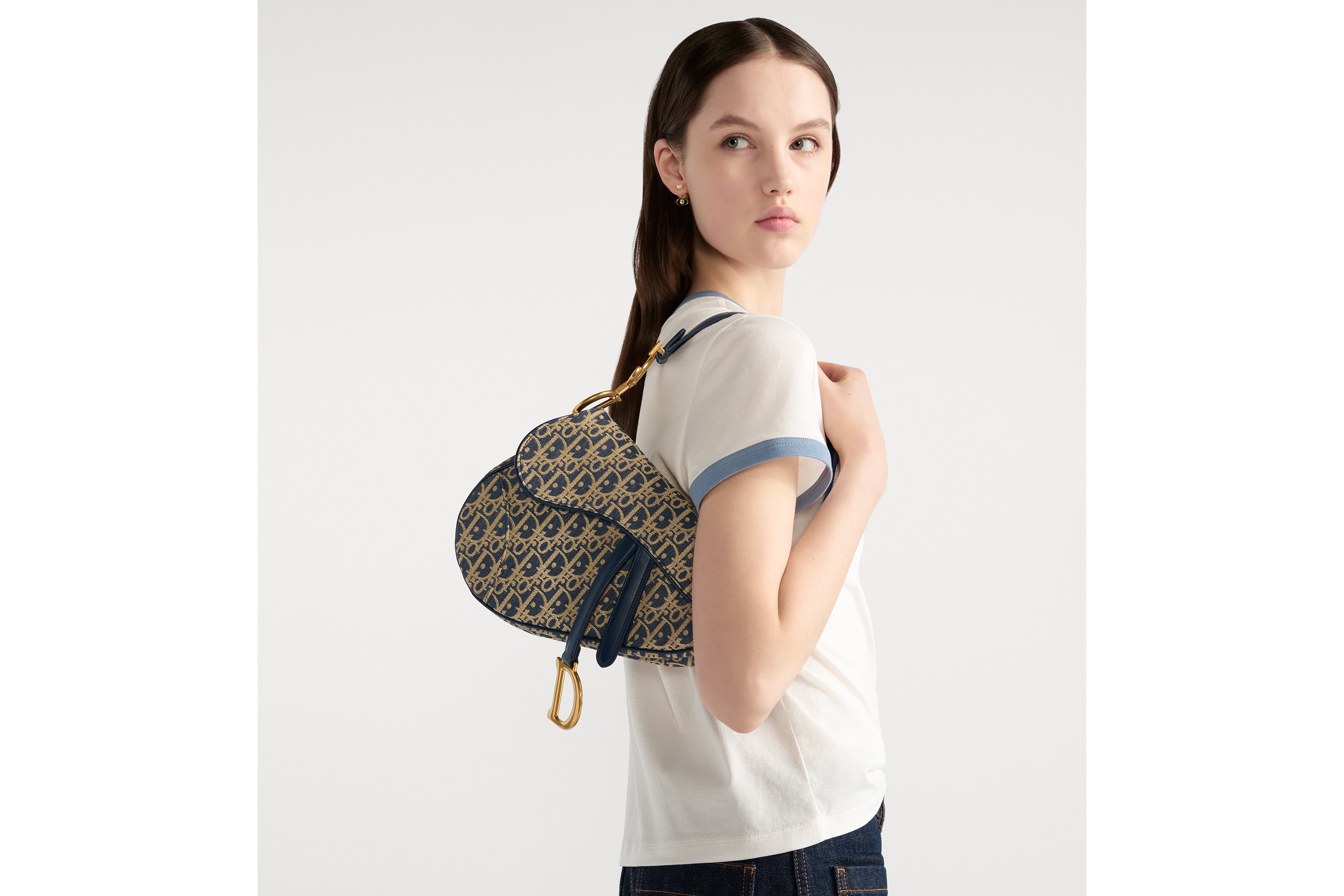 Replica Saddle Bag with Strap