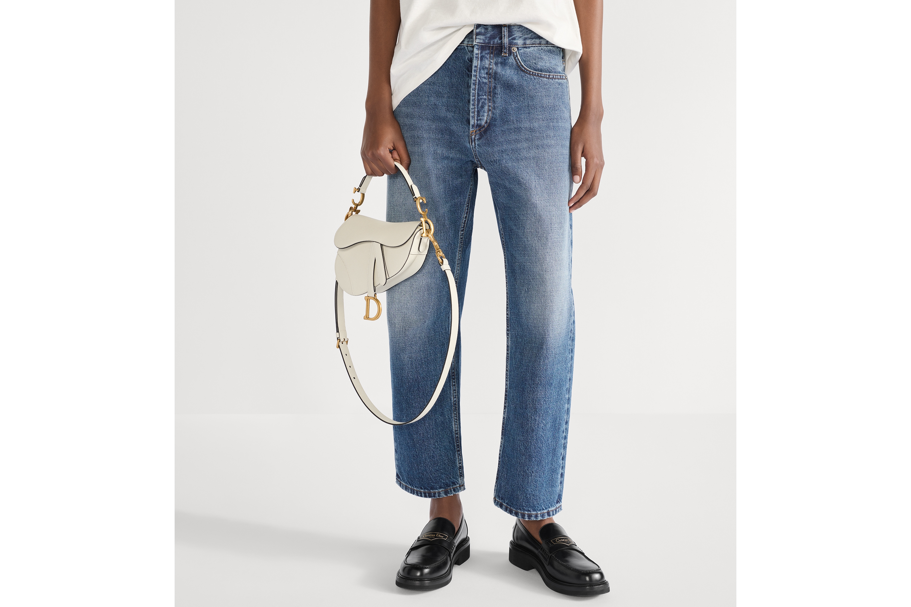 Replica Mini Saddle Bag with Strap