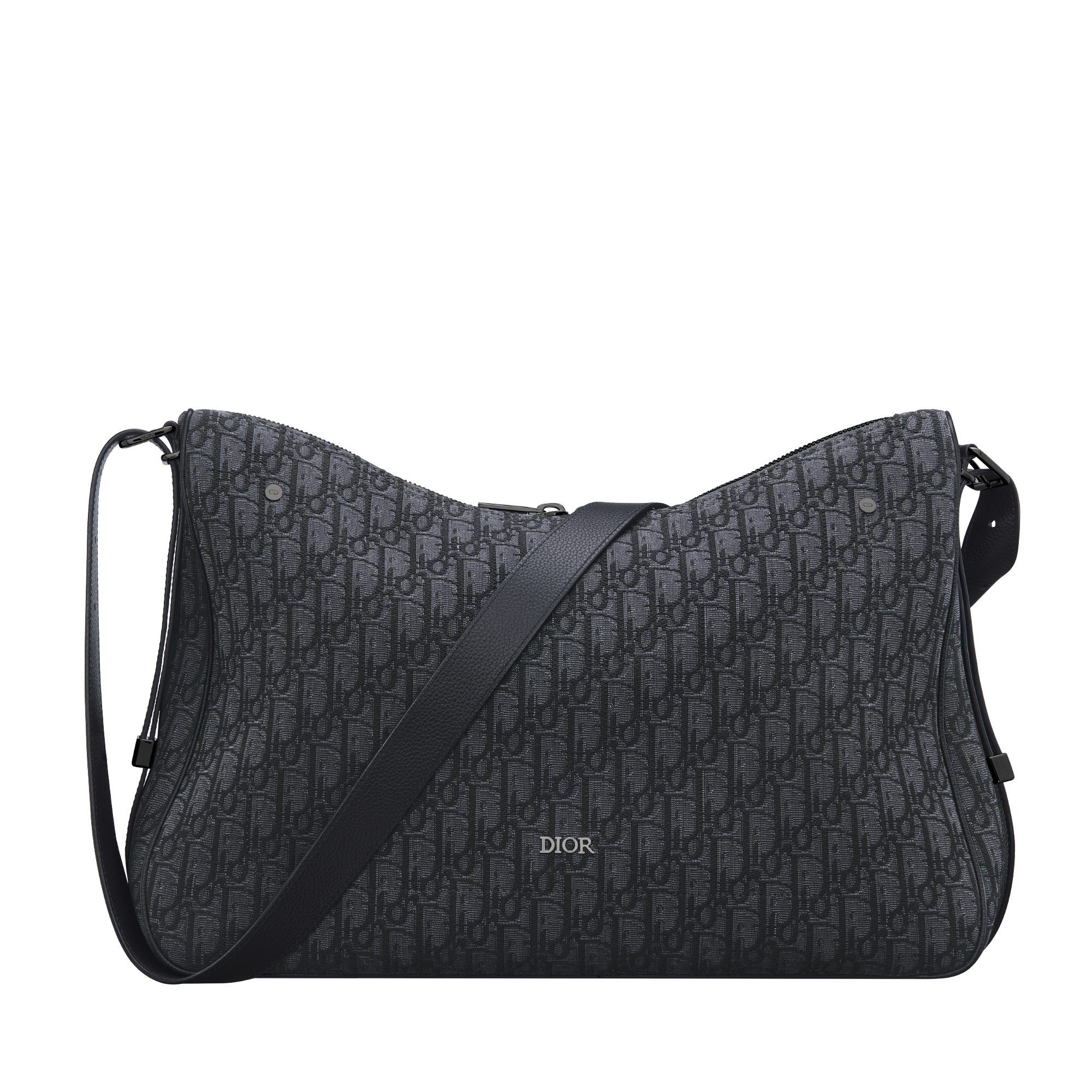 Replica Large Dior Slider Zipped Hobo Bag