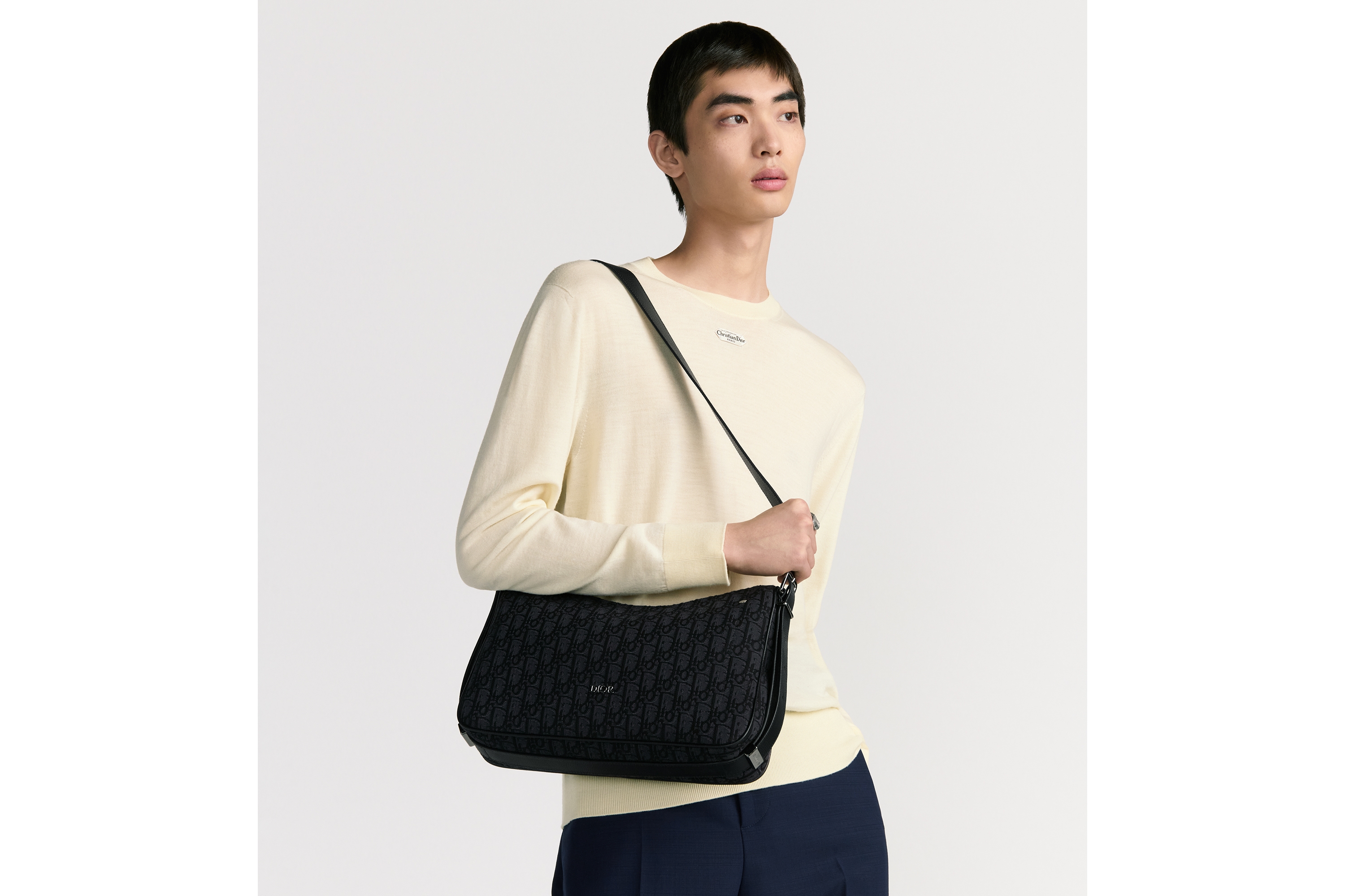 Replica Medium Dior Slider Zipped Hobo Bag