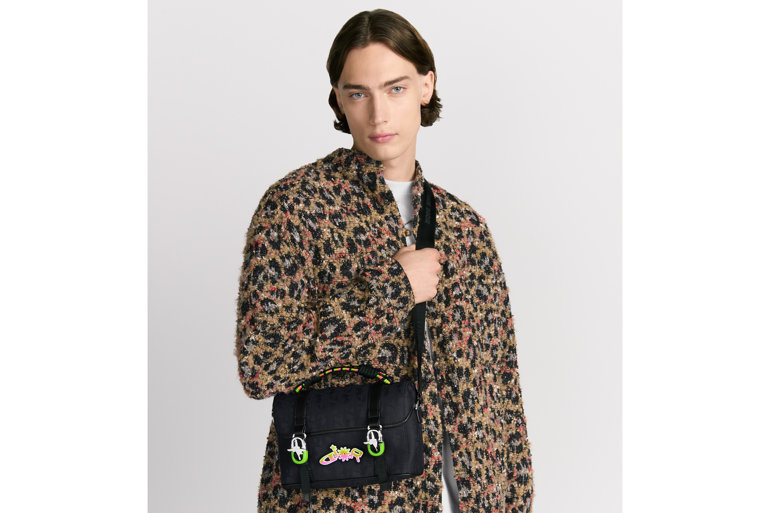 Replica DIOR AND LEWIS HAMILTON Dior Hit the Road Messenger Bag with Flap