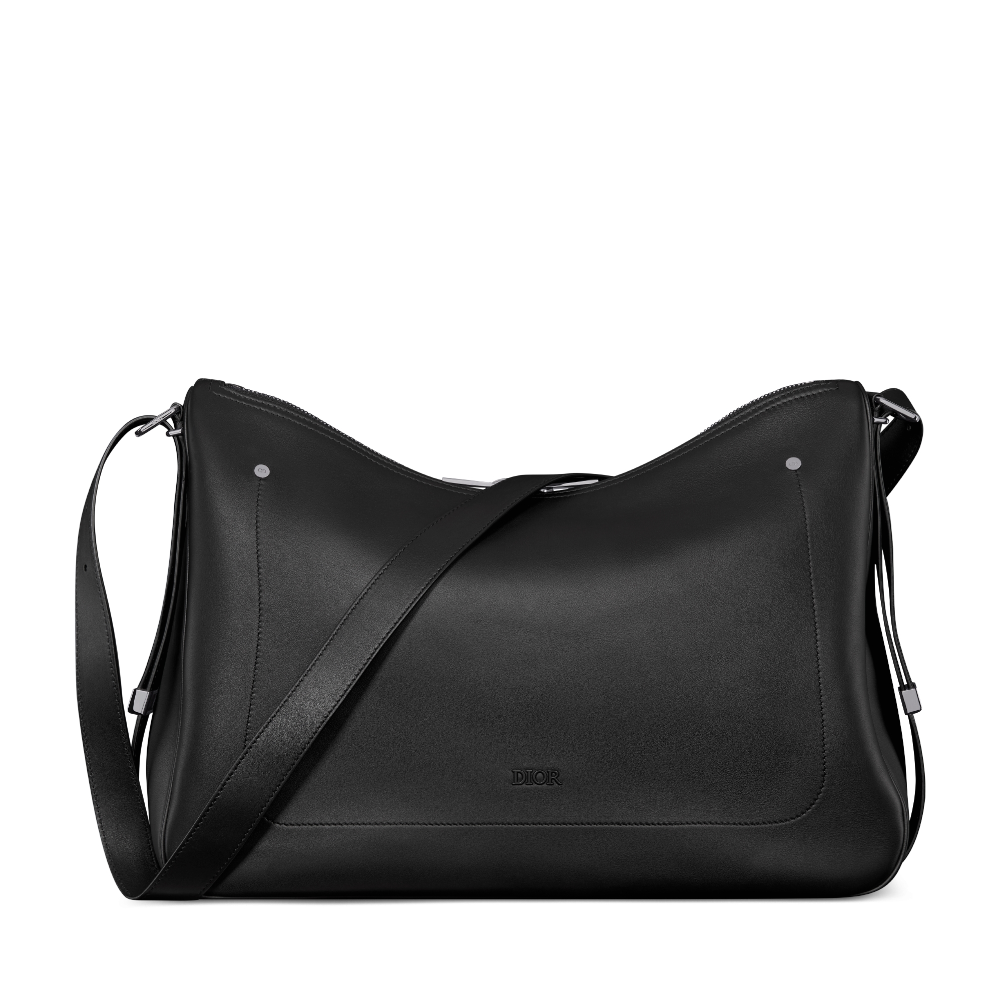 Replica Large Dior Slider Zipped Hobo Bag