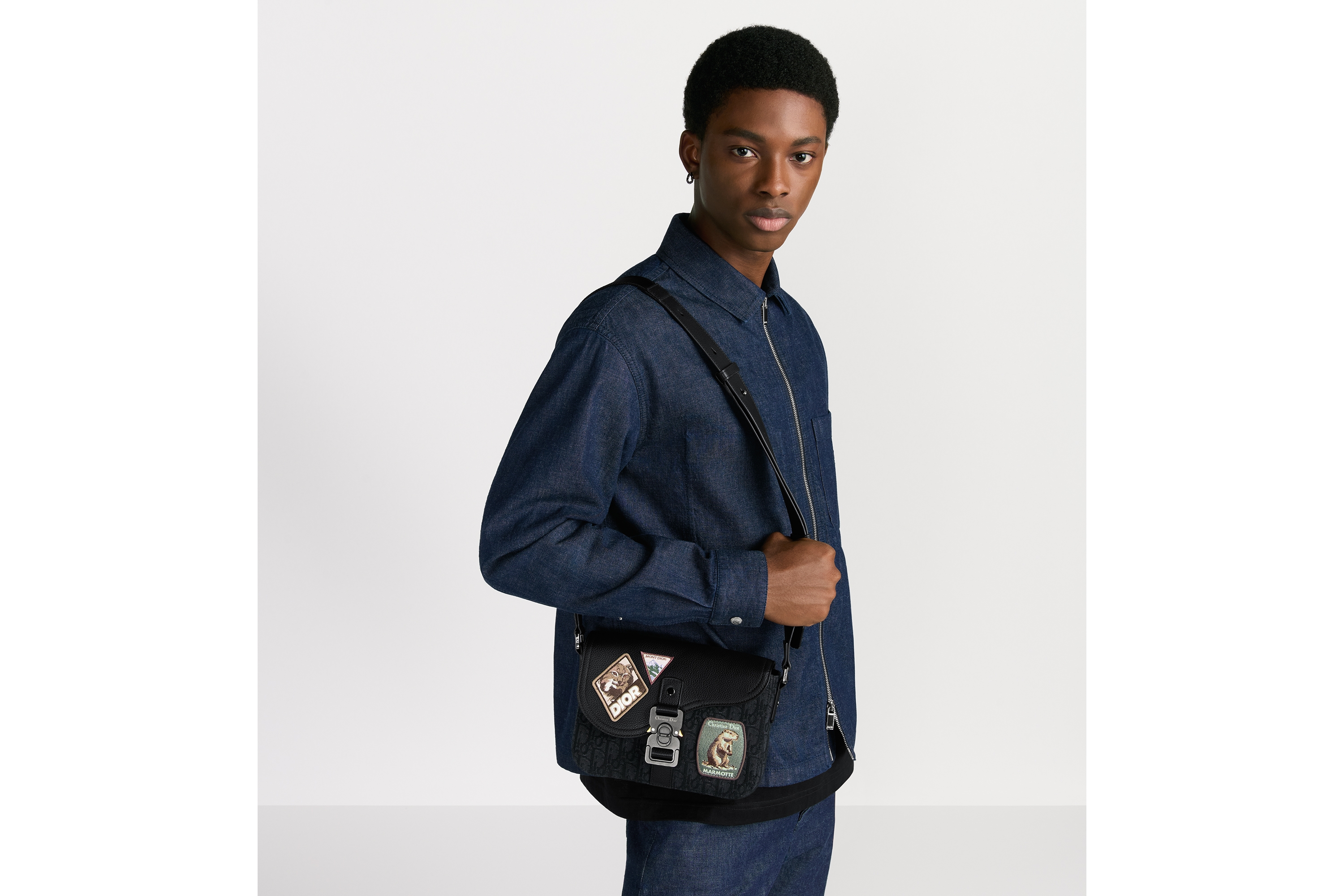 Replica Small Saddle Messenger Bag with Flap