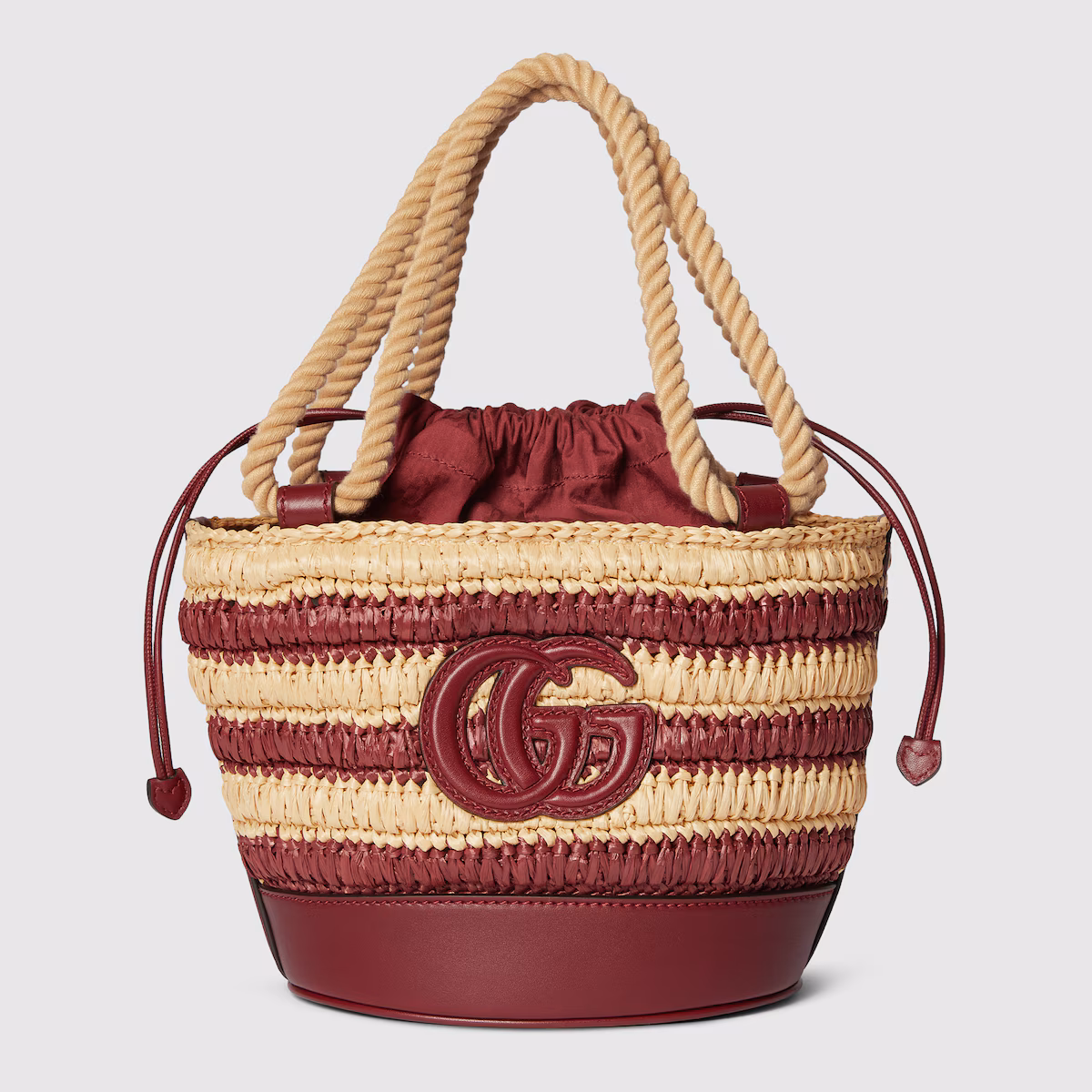 Replica Woven mini bucket bag