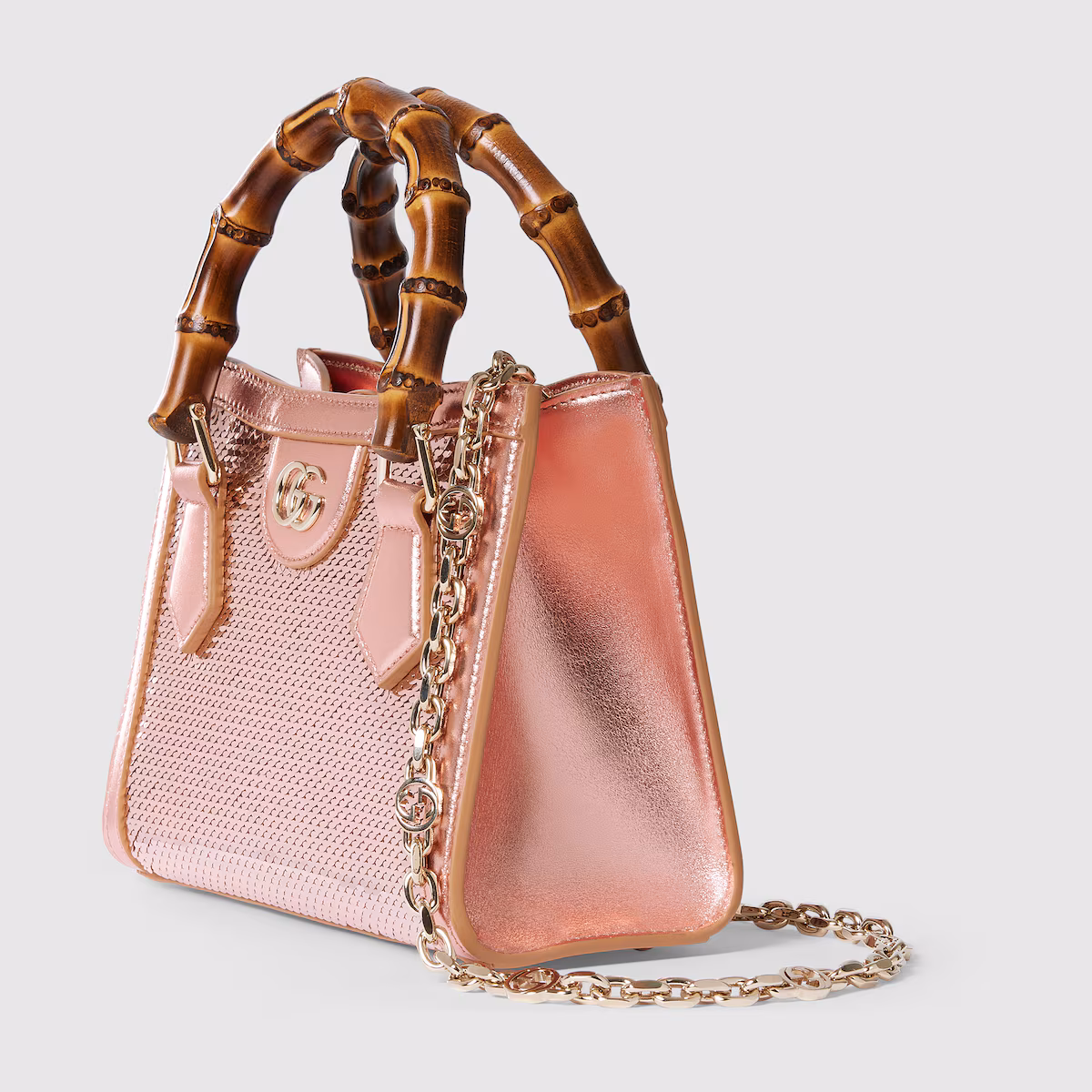 Replica Gucci Diana embroidered small tote bag