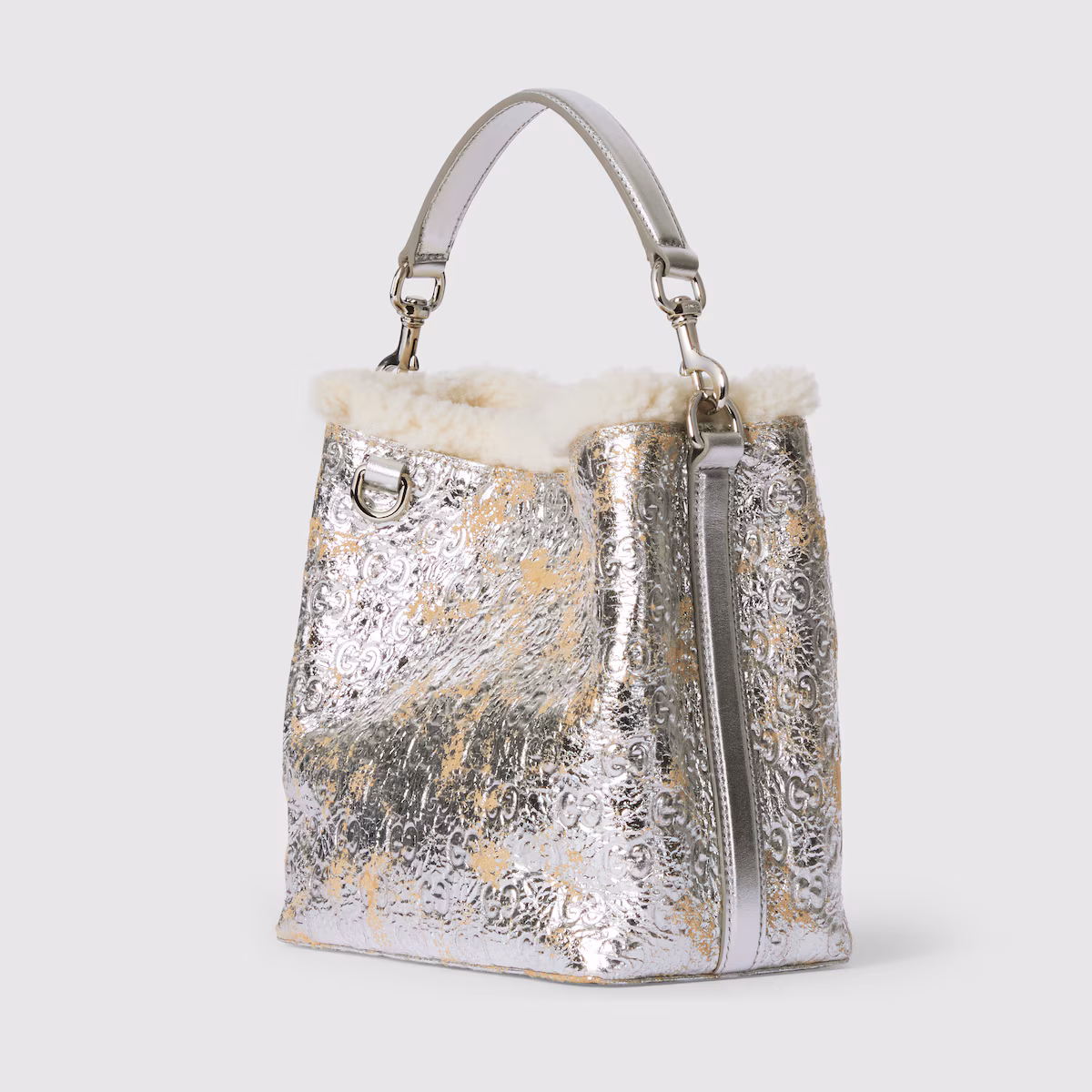 Replica GG Emblem small bucket bag