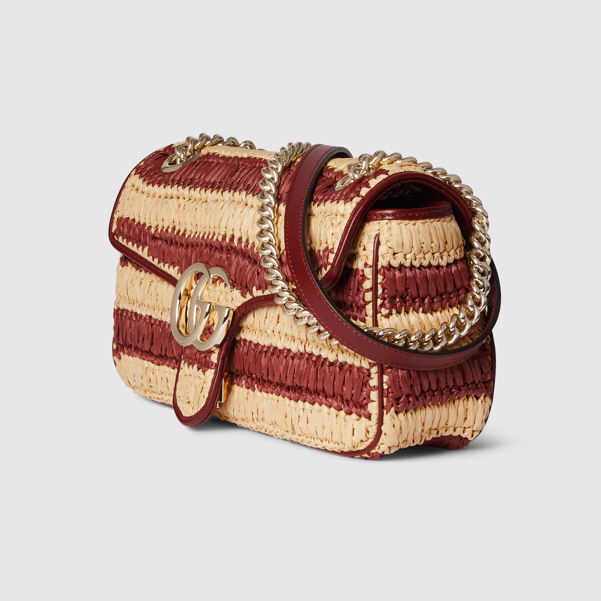 Replica GG Marmont woven medium shoulder bag