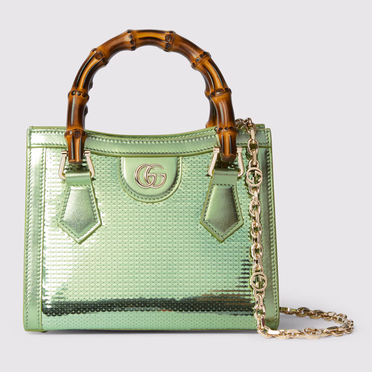 Replica Gucci Diana embroidered small tote bag