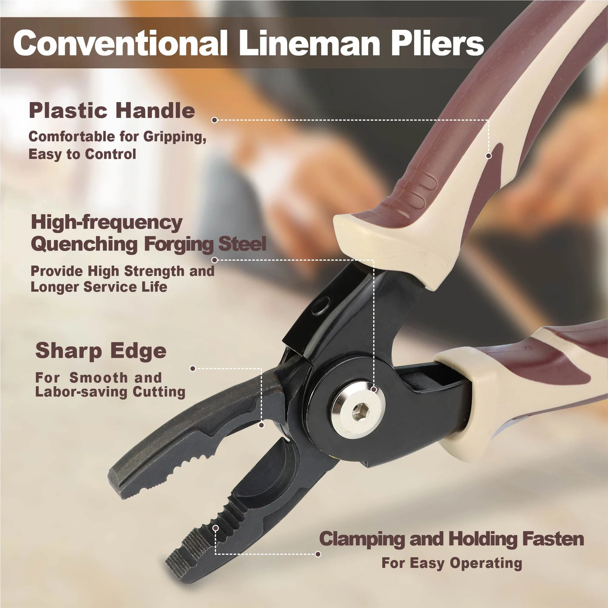 5-in-1 Handle Multi-tools Pliers Set